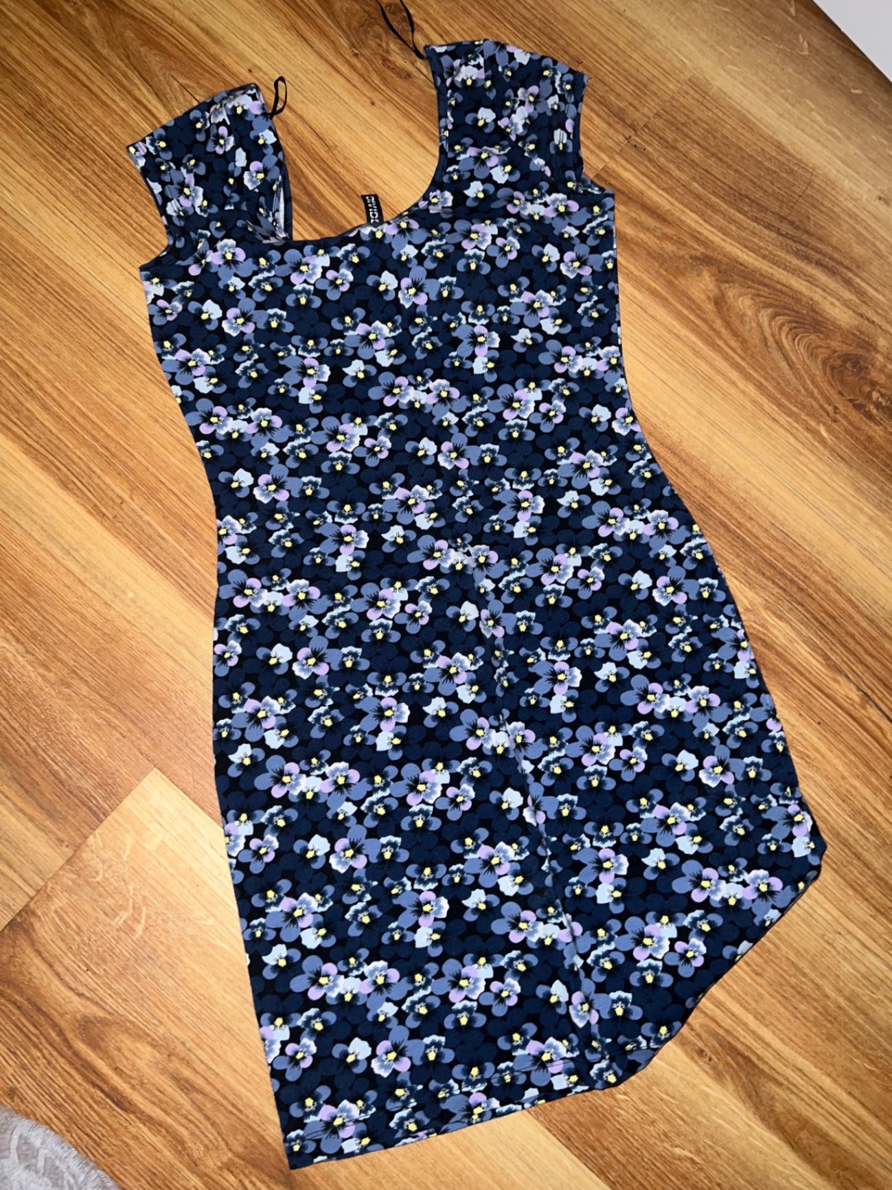 H&M Kleid Dunkelblau Größe: XS