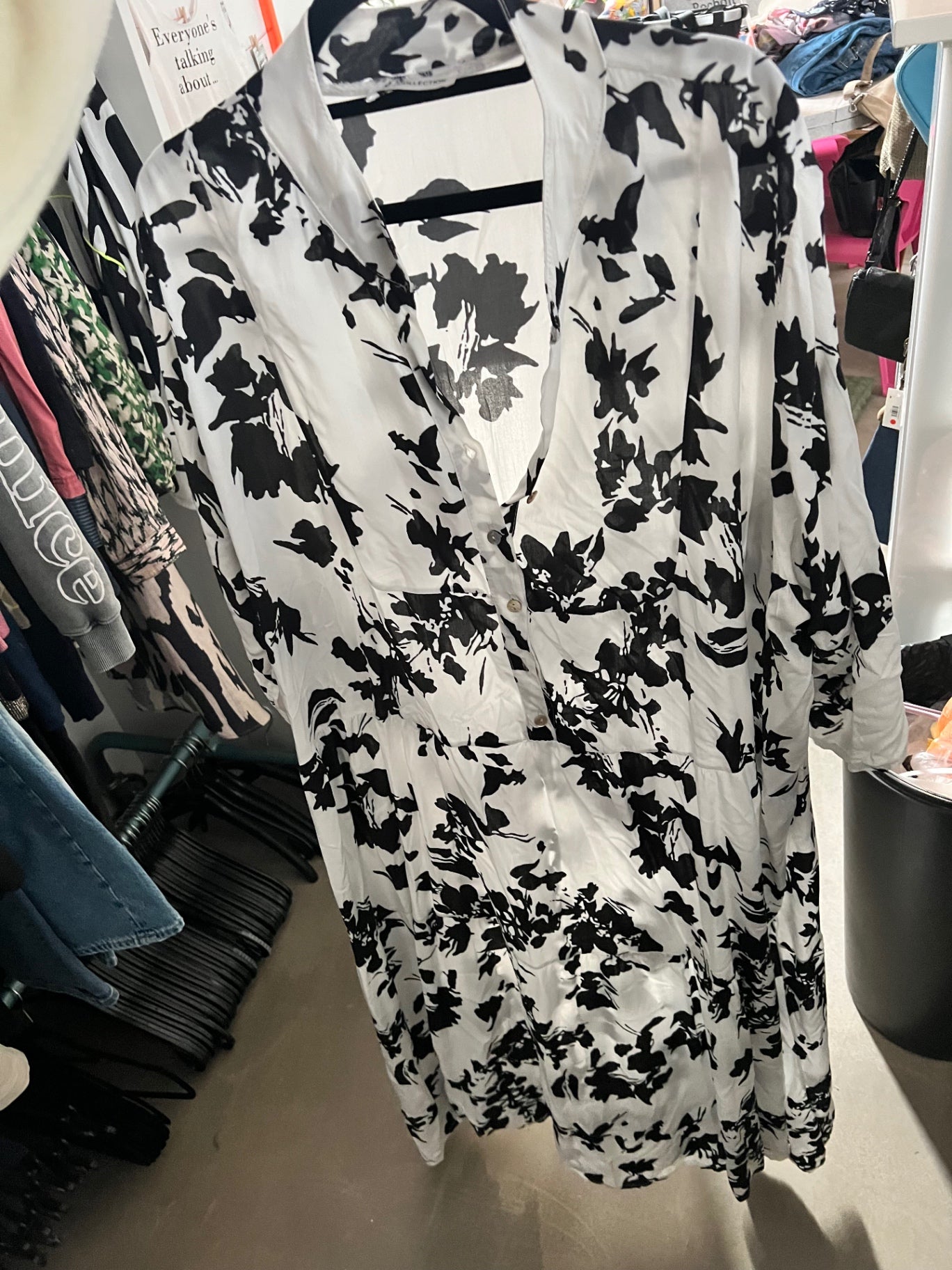 New Collection Viscose Kleid Größe: 52