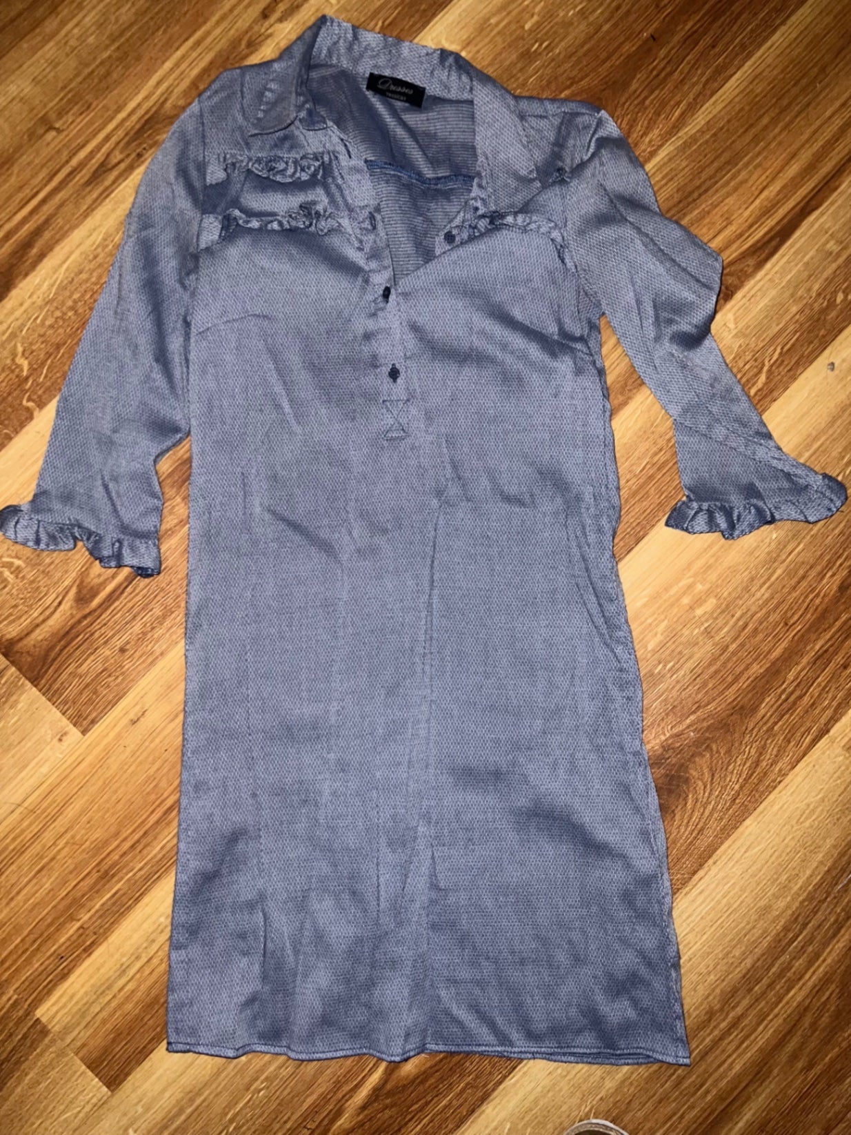 Yessica Blusenkleid Blau Größe: XS