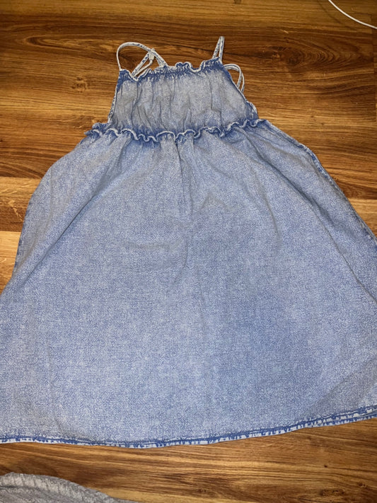 Pull & Bear Jeans Top Blau Größe: XS