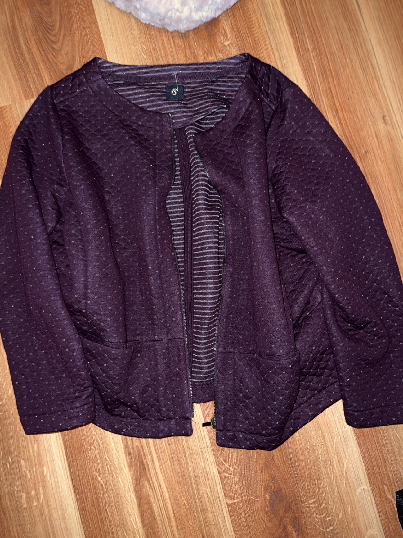 Bonita Jacke Dunkellila Größe: XXL