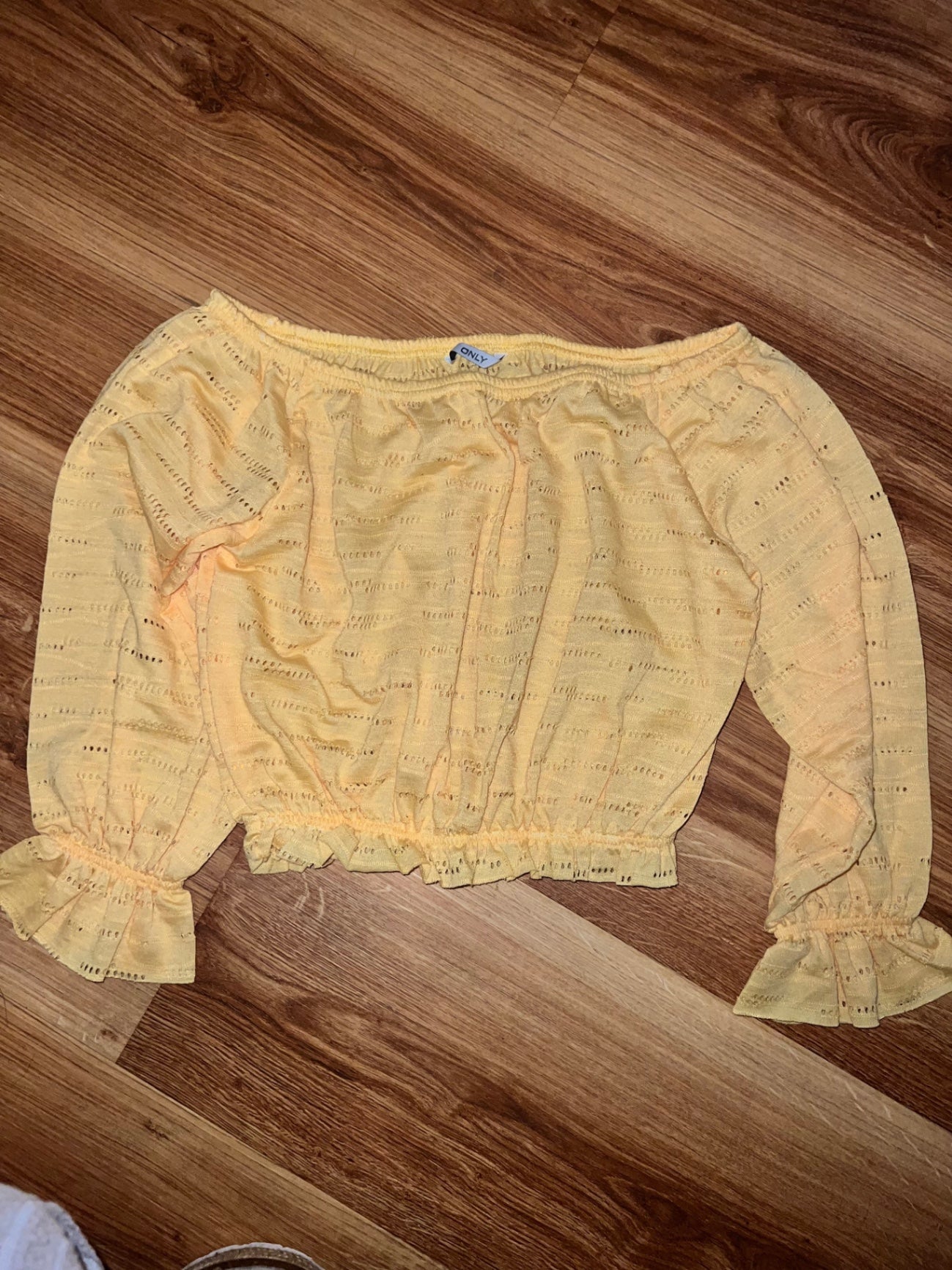 ONLY Shirt Gelb Größe: XS