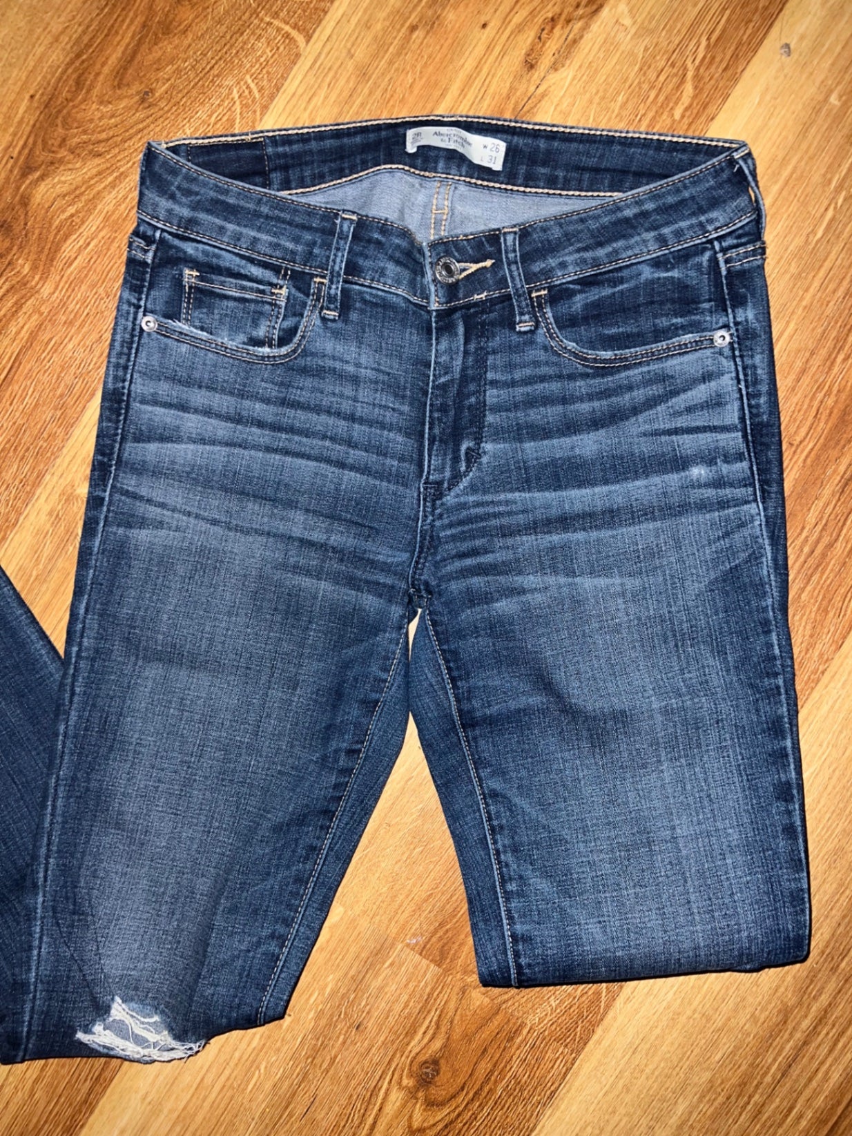 Abercrombie Jeans Dunkelblau Größe: 26/31