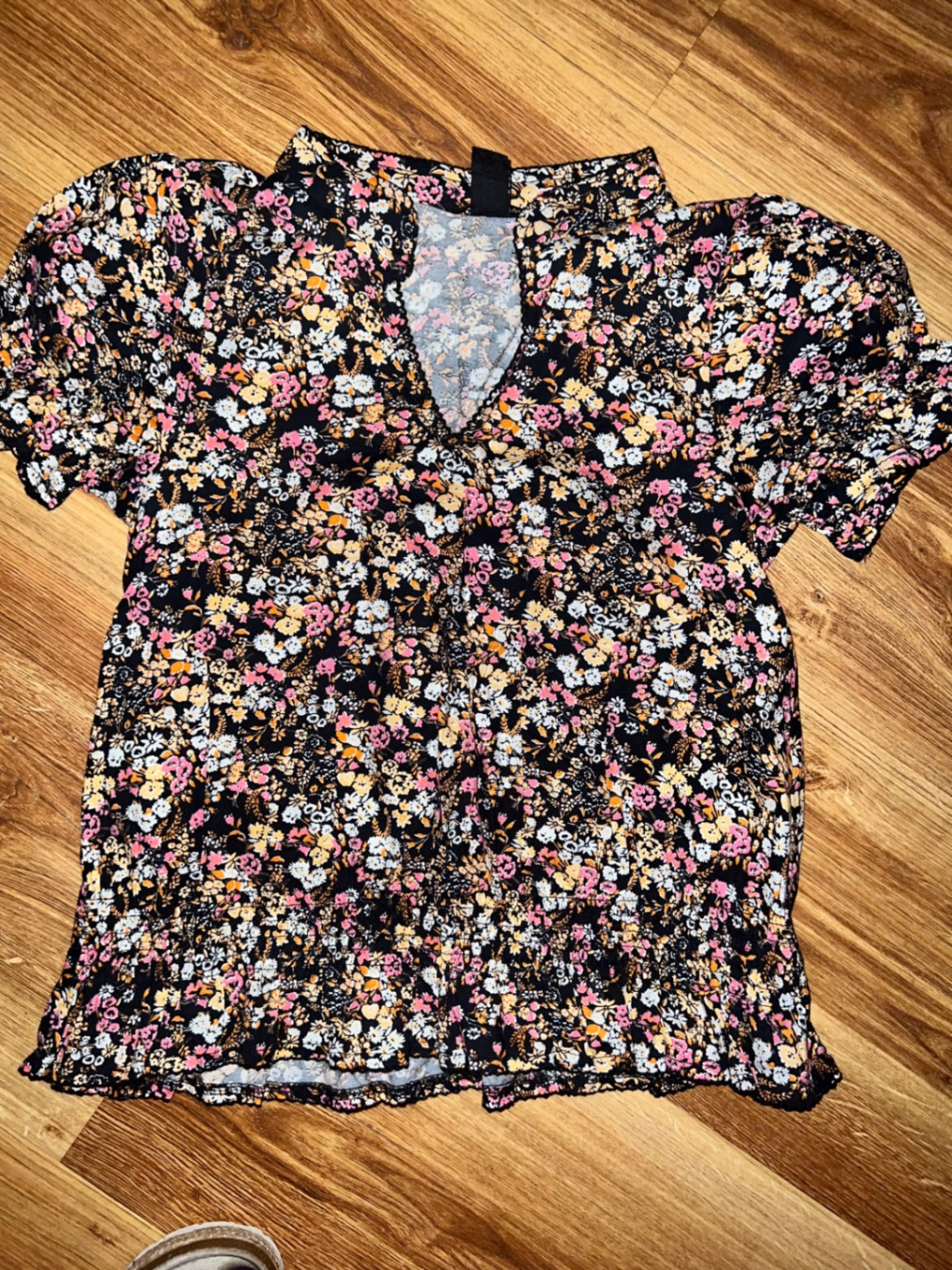 H&M Tshirt Blumen Größe: S