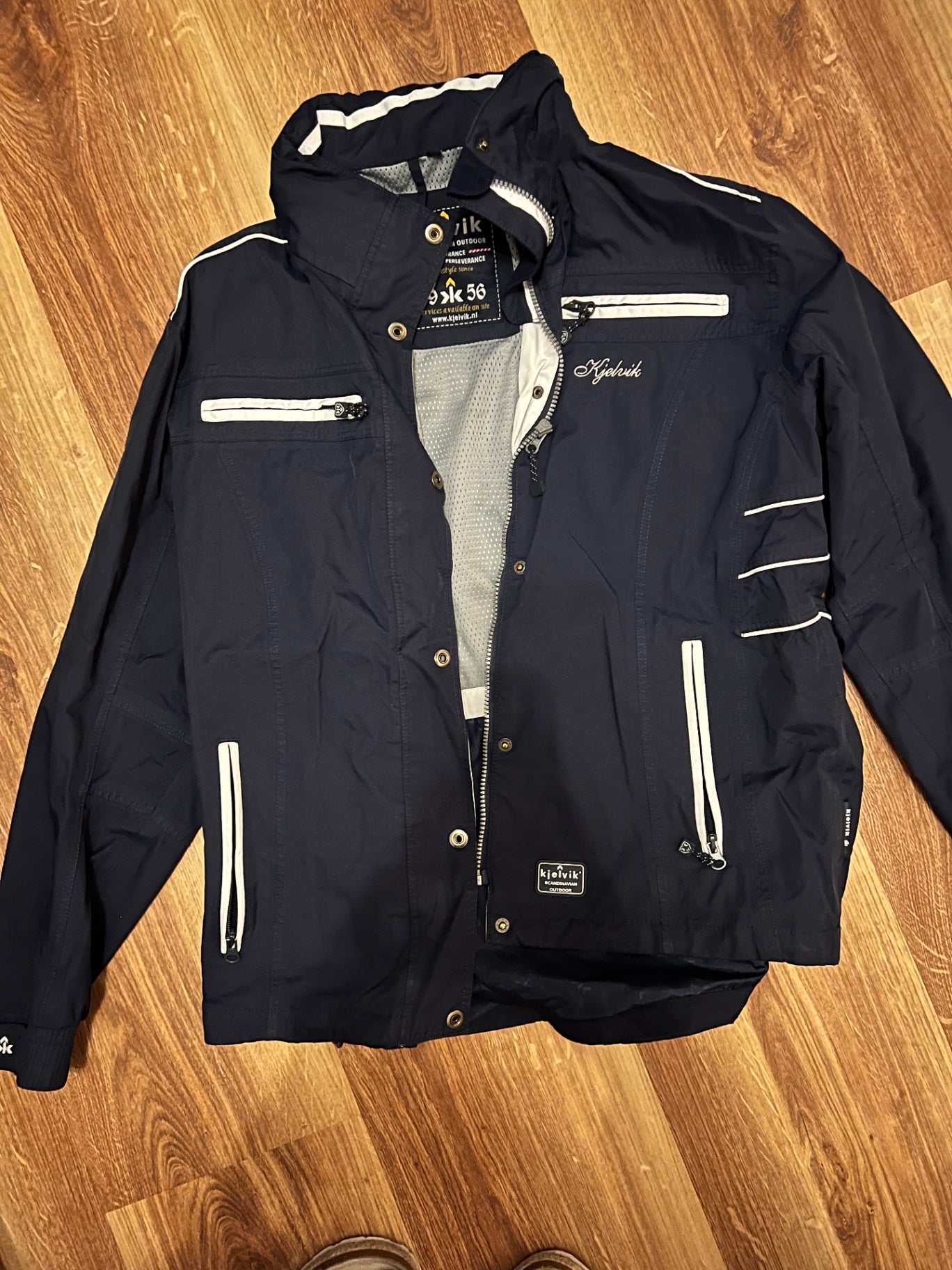 Kjelvik Jacke Dunkelblau Größe: 44