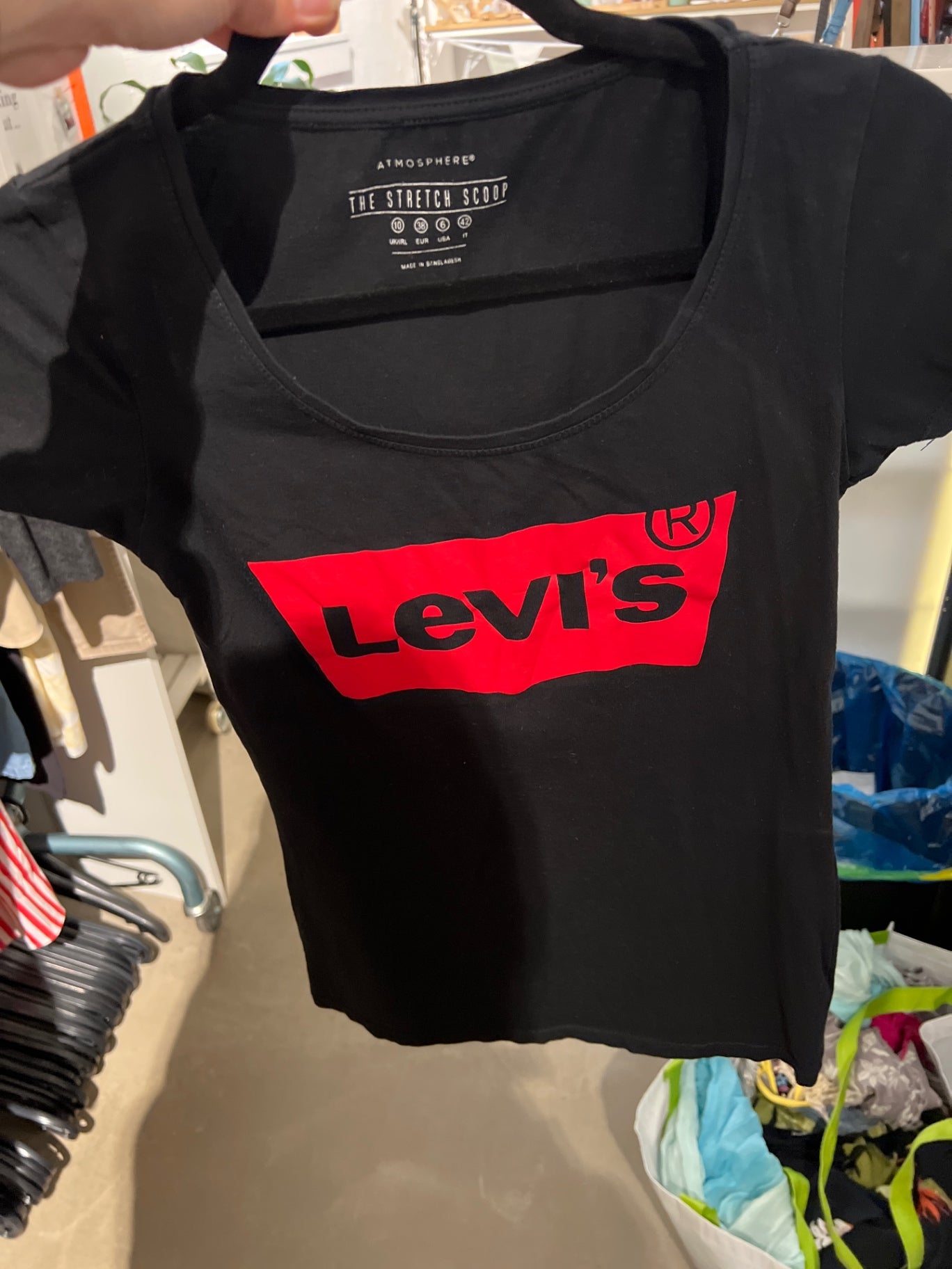 T-Shirt Schwarz Größe: M