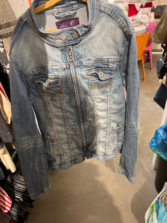 s.Oliver Jeansjacke Hellblau Größe: 164