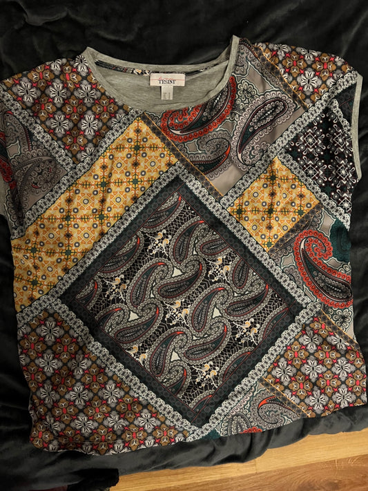 Tessini T-Shirt Multicolor Größe: 44