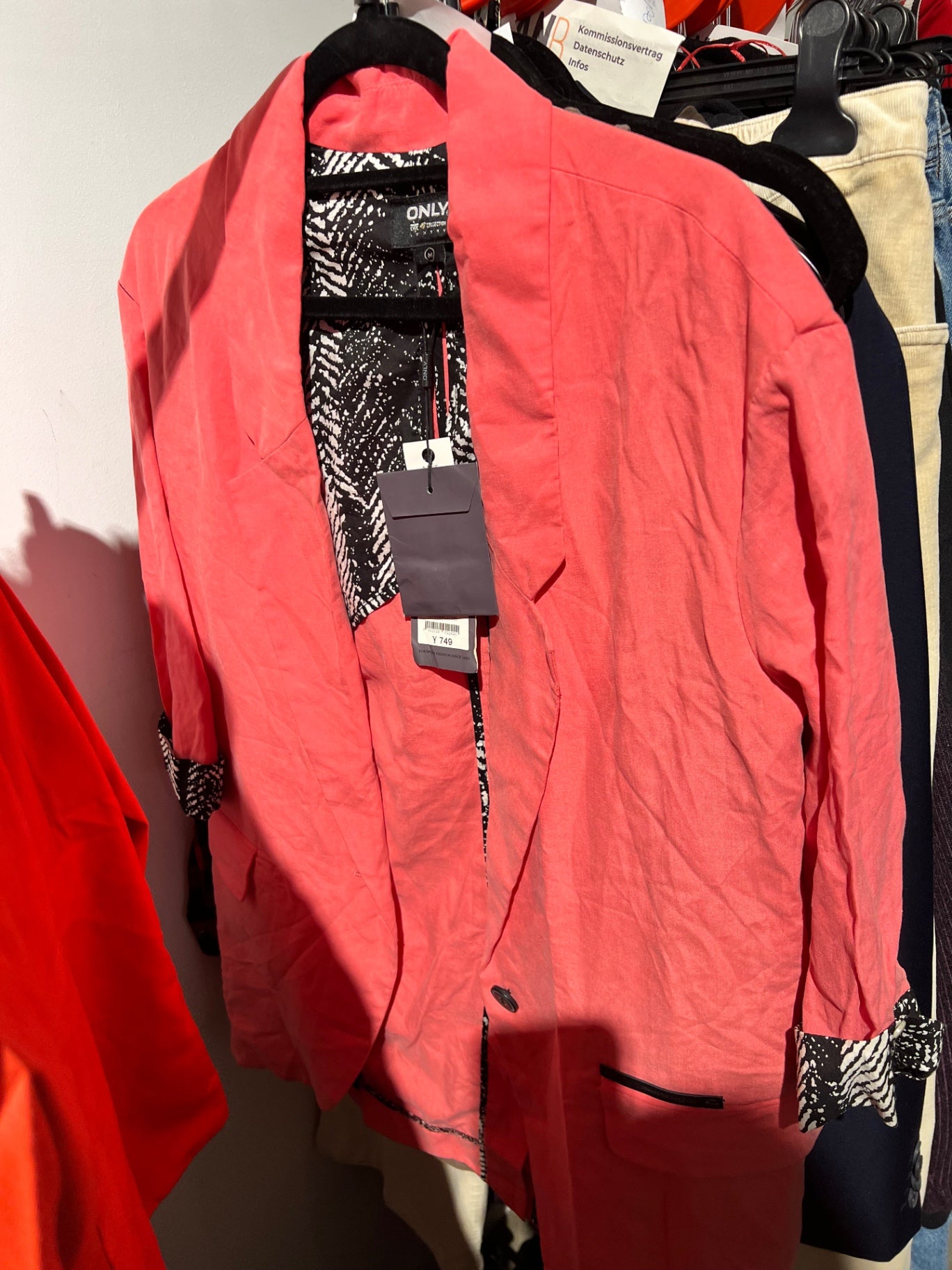 NEU! ONLY Blazer Koralle Größe: M