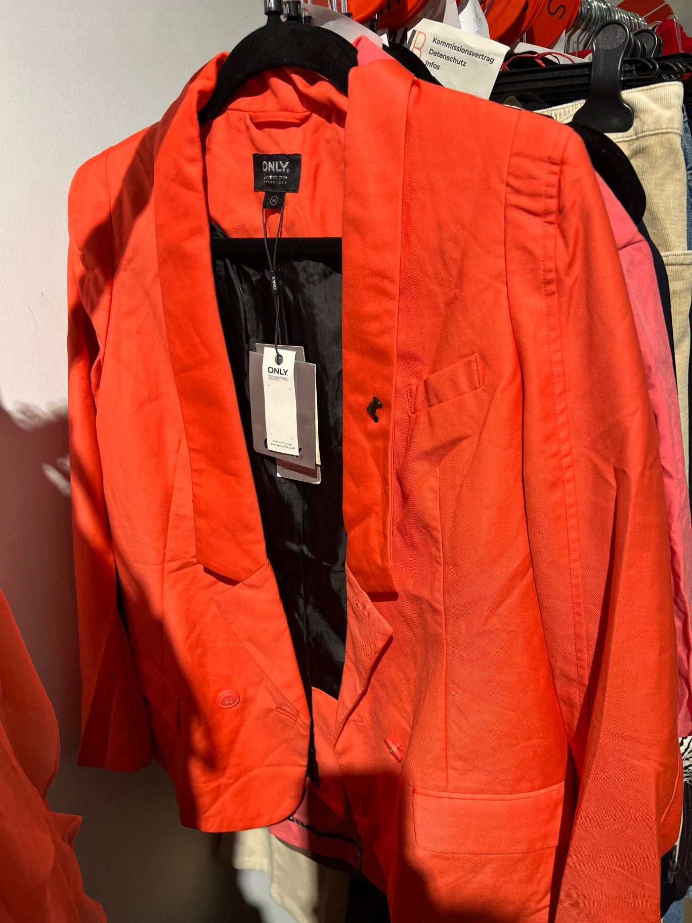 NEU! ONLY Blazer Korallenrot Größe: M