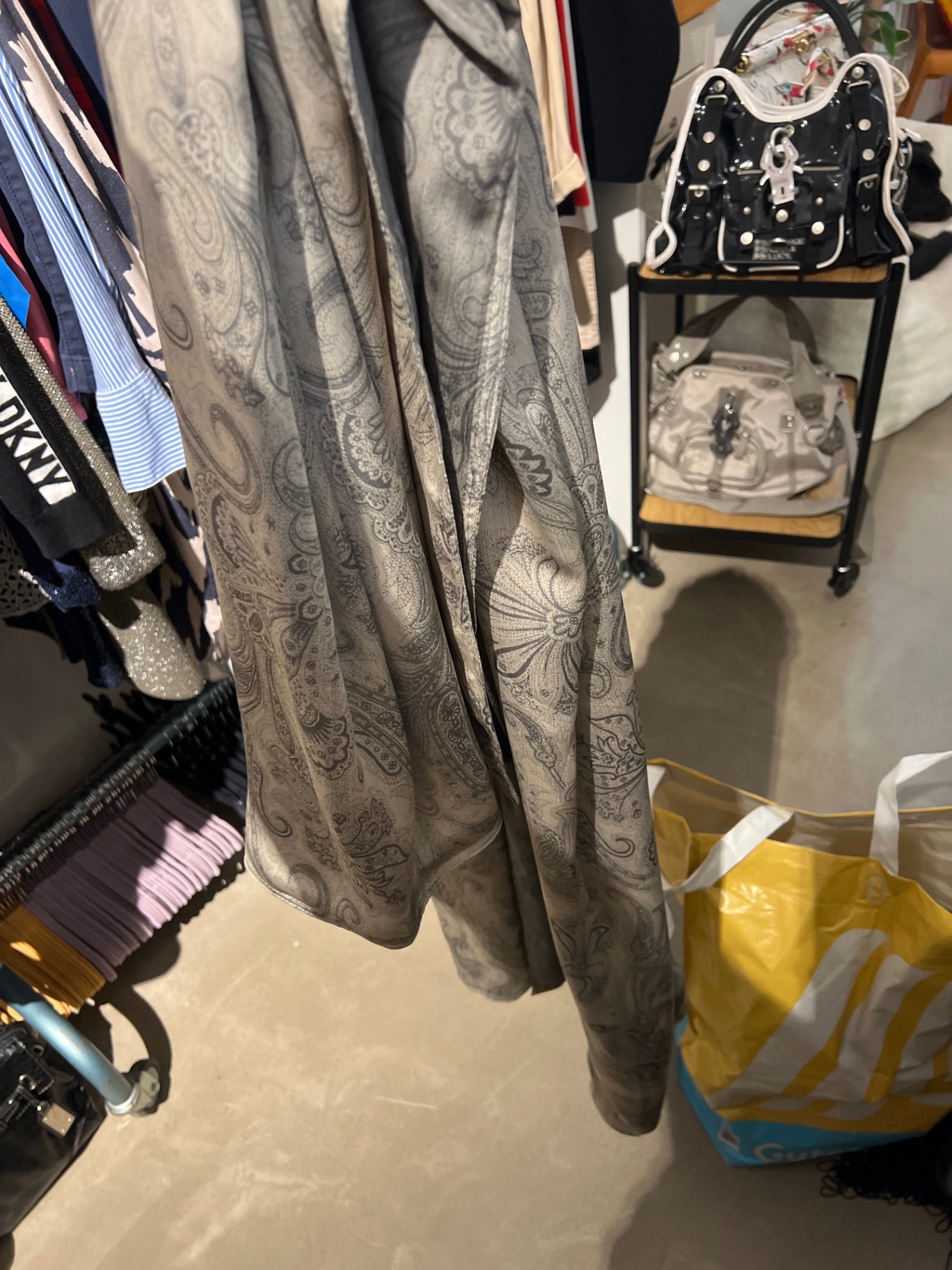 Seidenponcho 