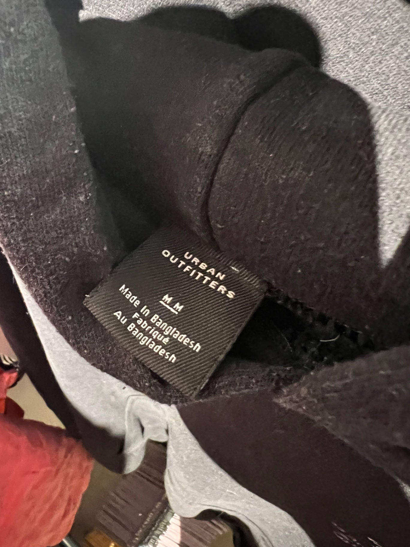 Urban Outfitters Hoodie Schwarz Größe: M