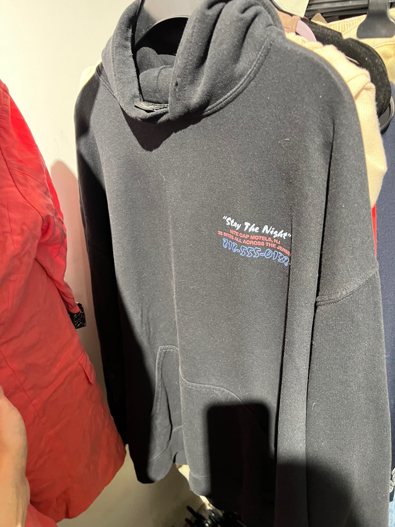 Urban Outfitters Hoodie Schwarz Größe: M