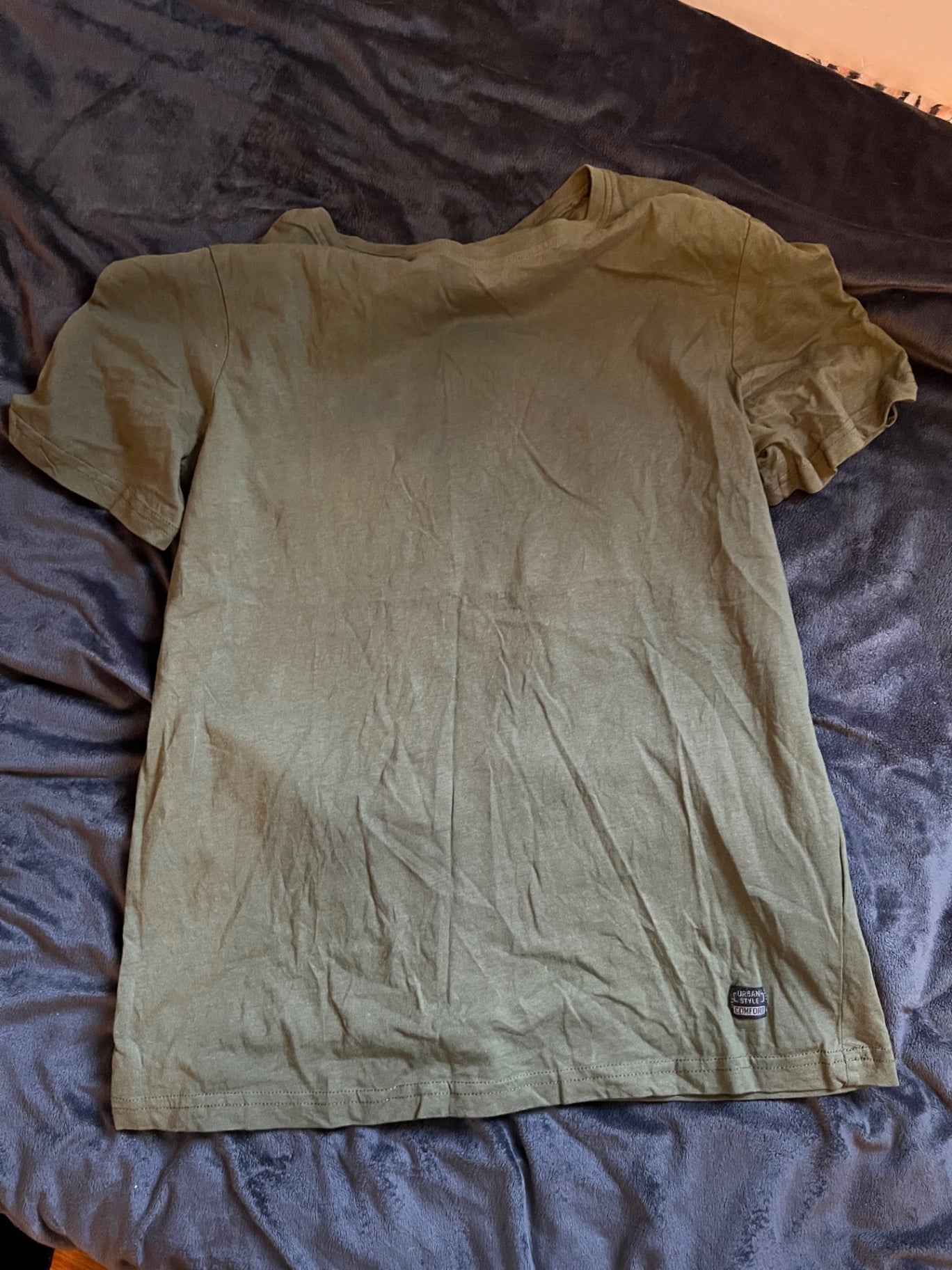 Straight Up T-Shirt Oliv Größe: M