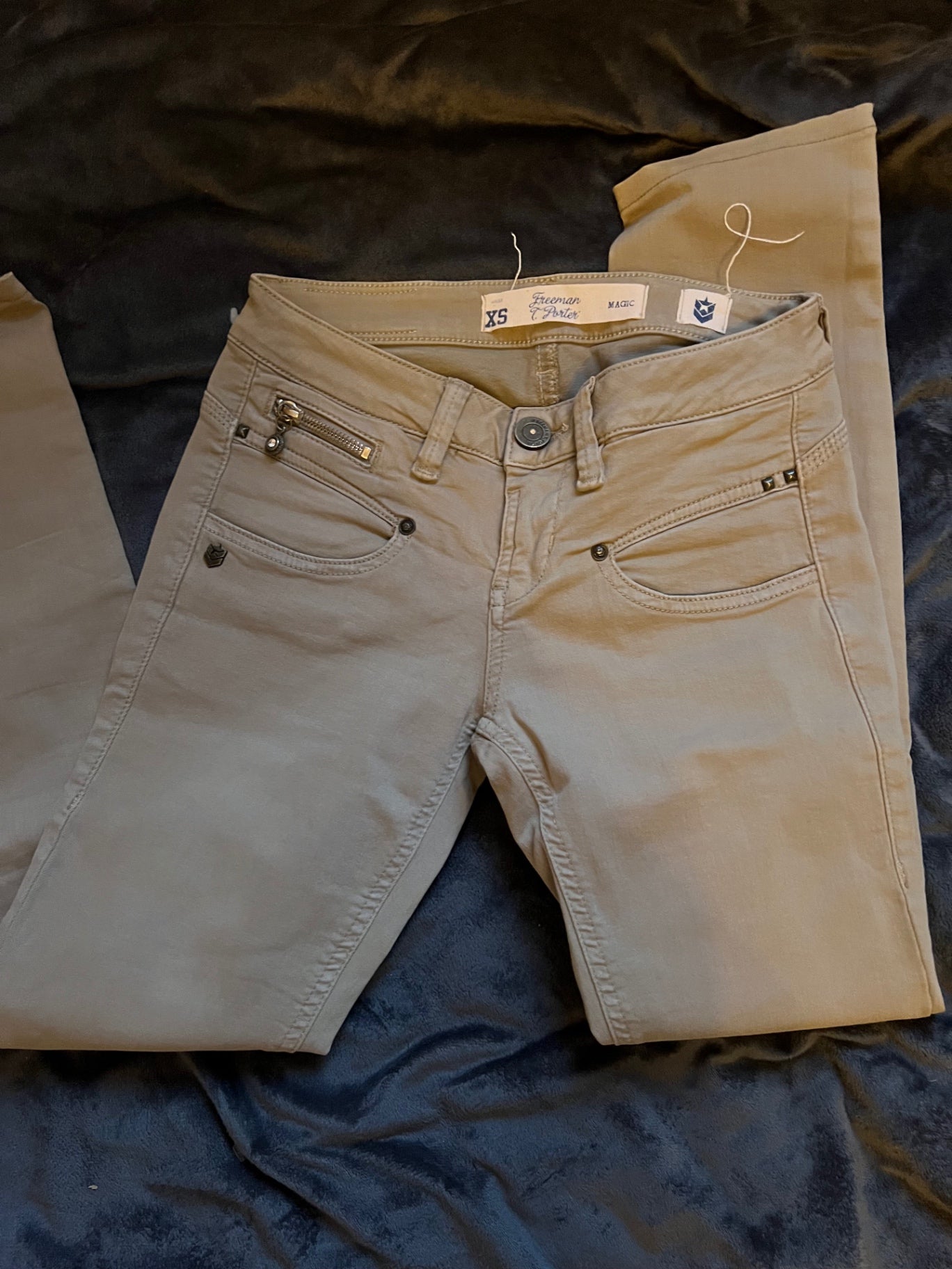 Freeman T. Porter Jeans Beige Größe: XS