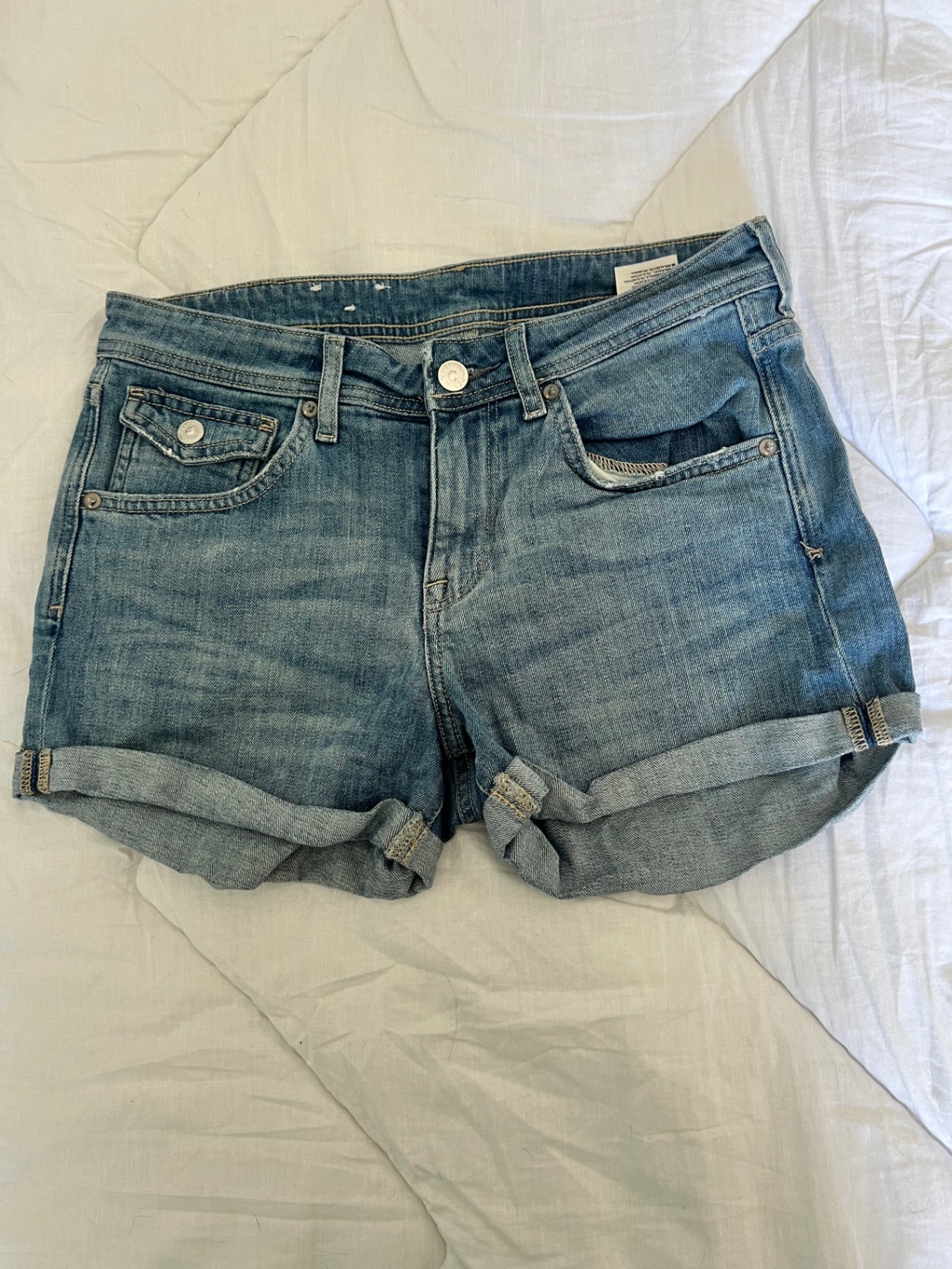 &Denim Shorts Blau Größe: M