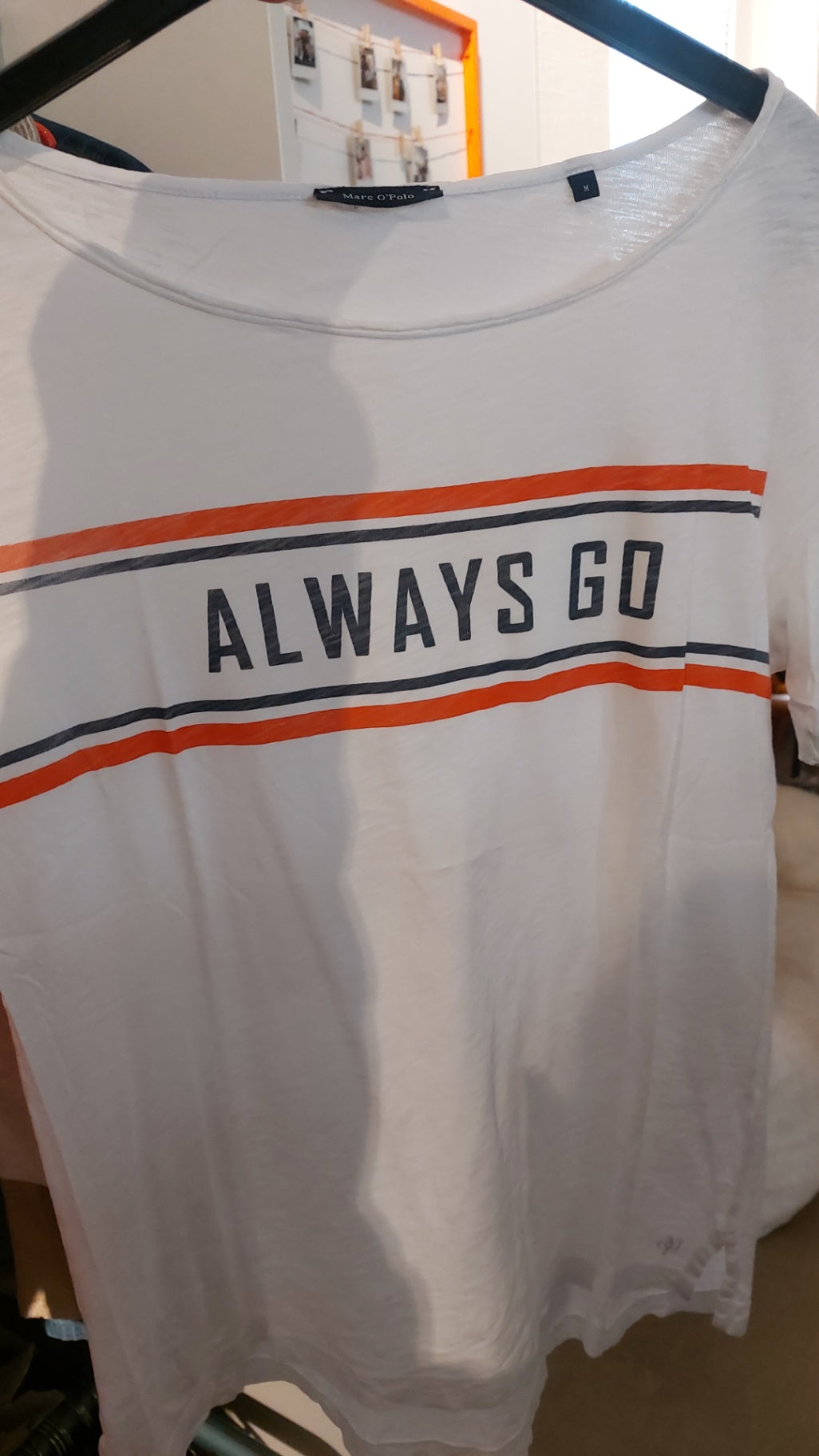 Marc O'Polo T-Shirt Weiß Größe: M