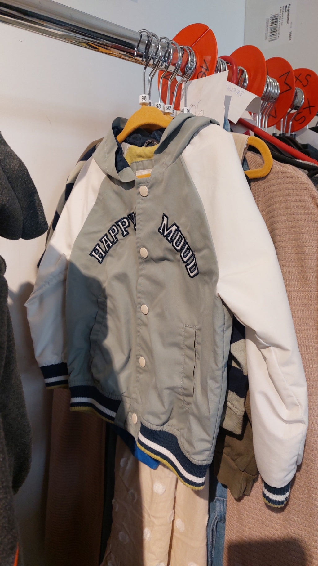 C&A Babyjacke Beige/Grün Größe: 98