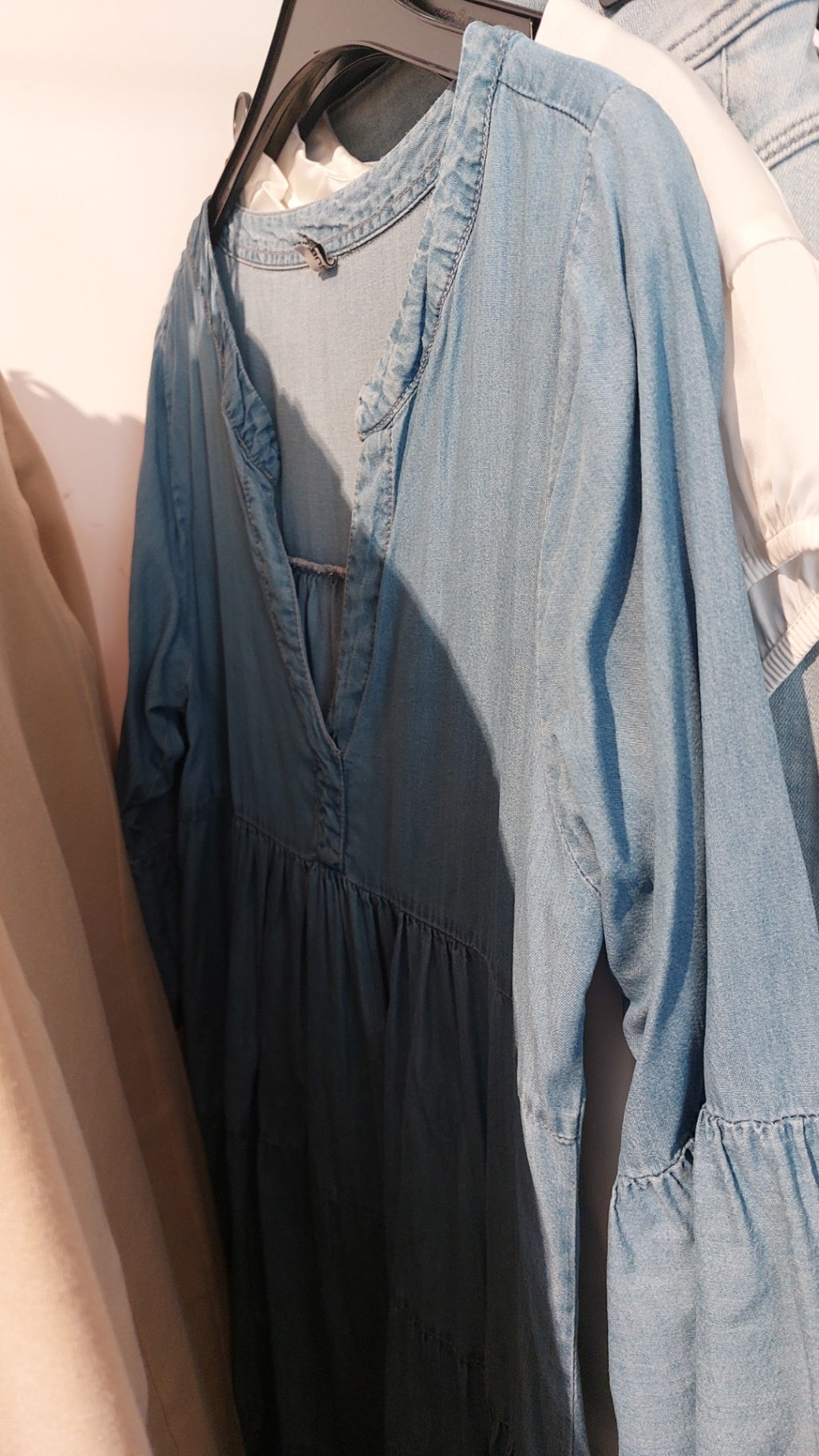 Sublevel Jeanskleid Blau Größe: M