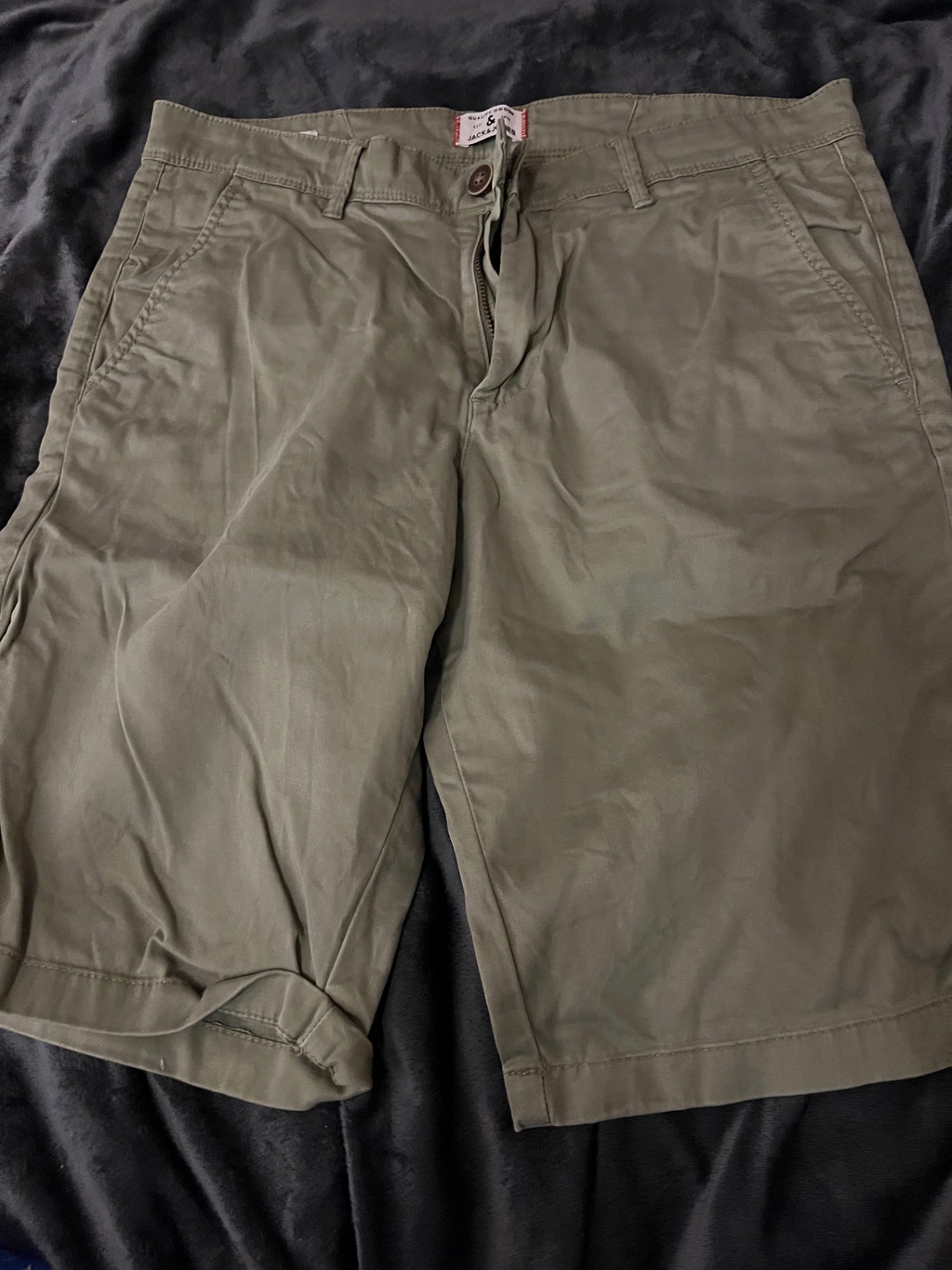 Jack & Jones Kurze Hose Olivgrün Größe: S