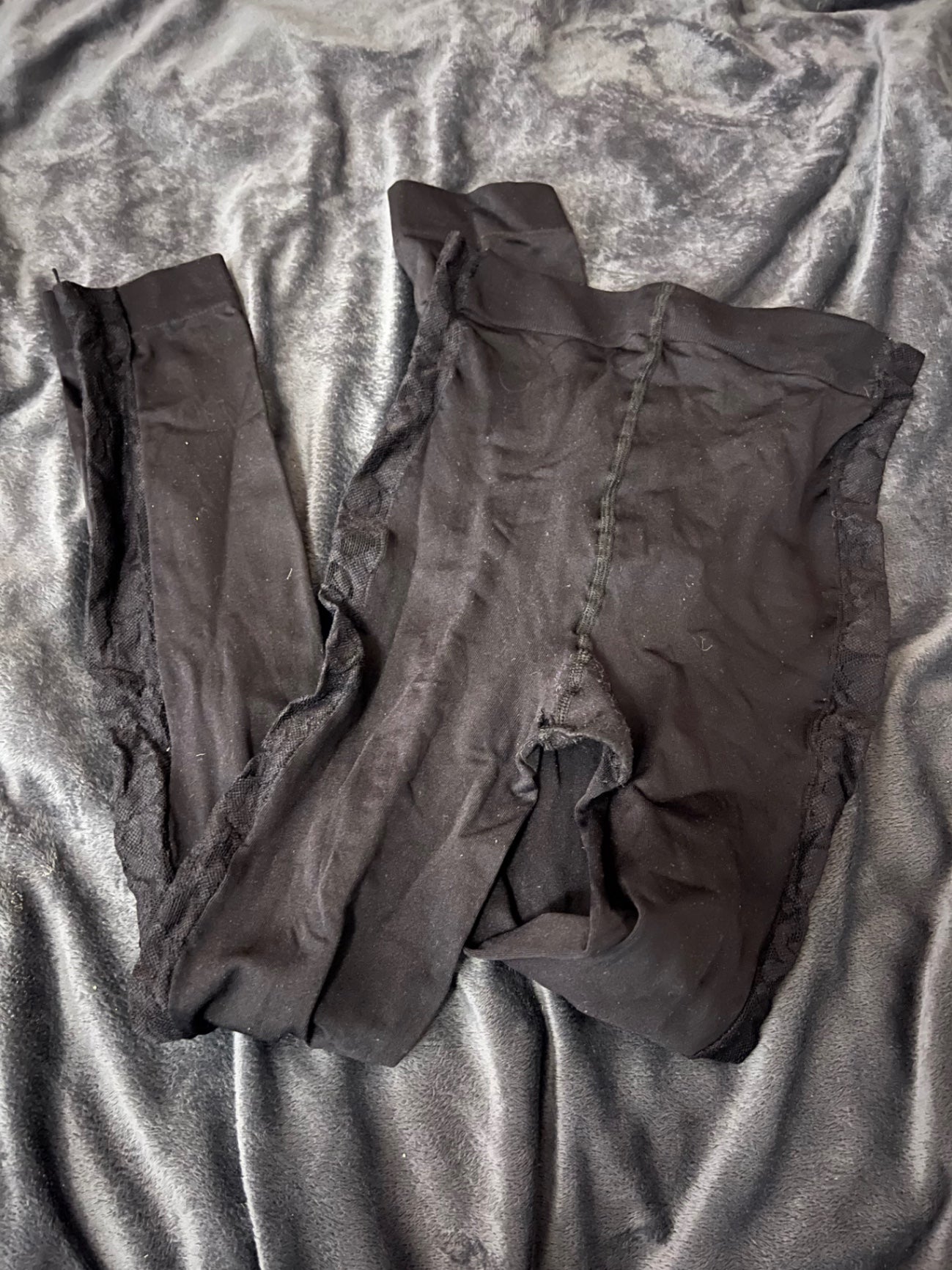 Leggings Schwarz Größe: S