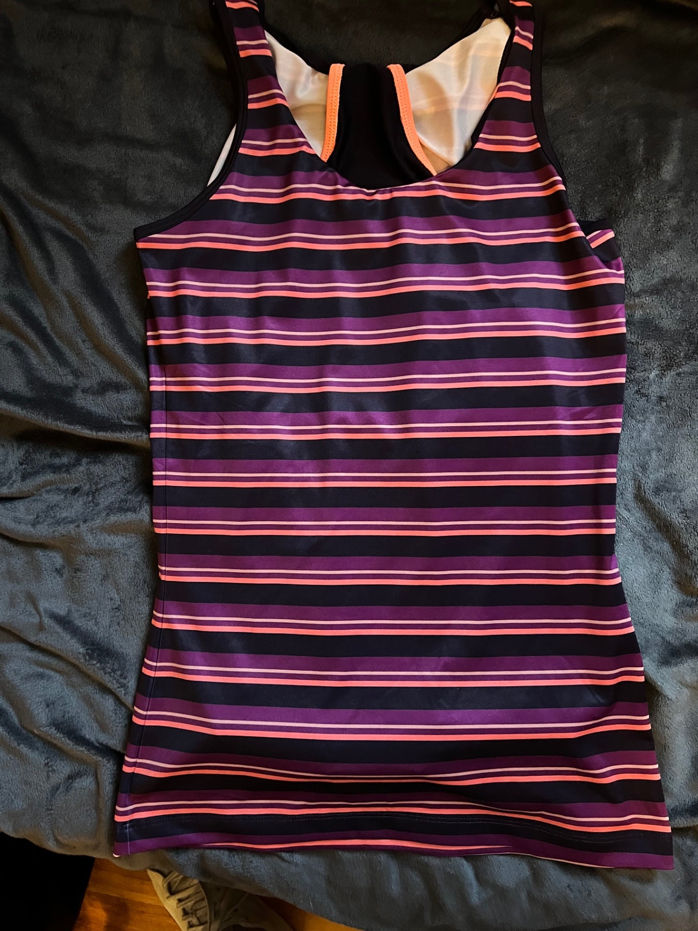 Sporttop Lila, Schwarz, Rosa Größe: XS