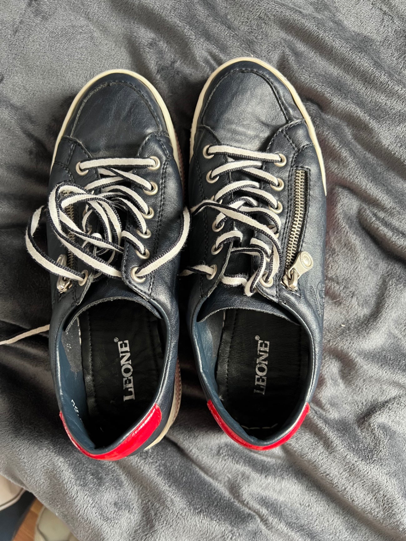 LEONE Rieker Sneaker Blau Größe: 39