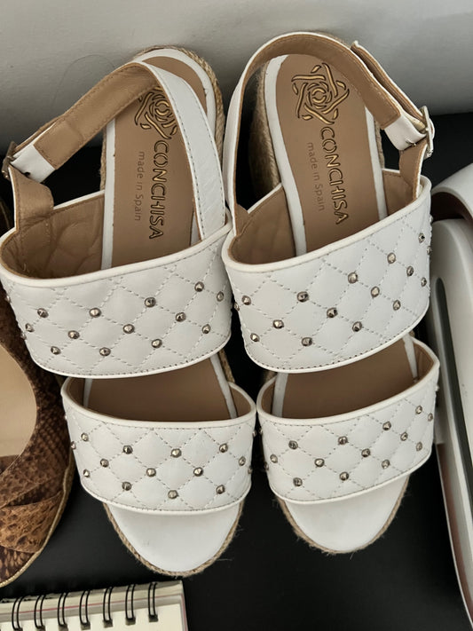 Conchisa Sandalen Weiß Größe: 38