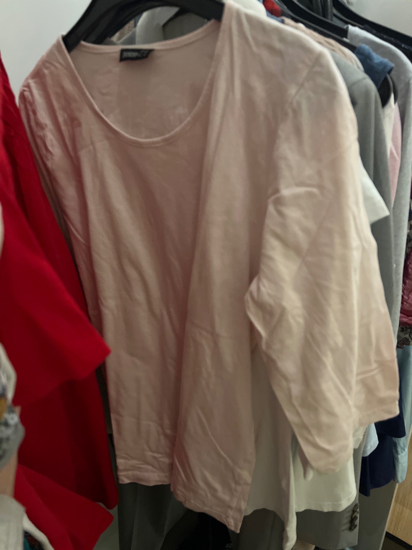 Janina Longsleeve Rosa Größe: XXL