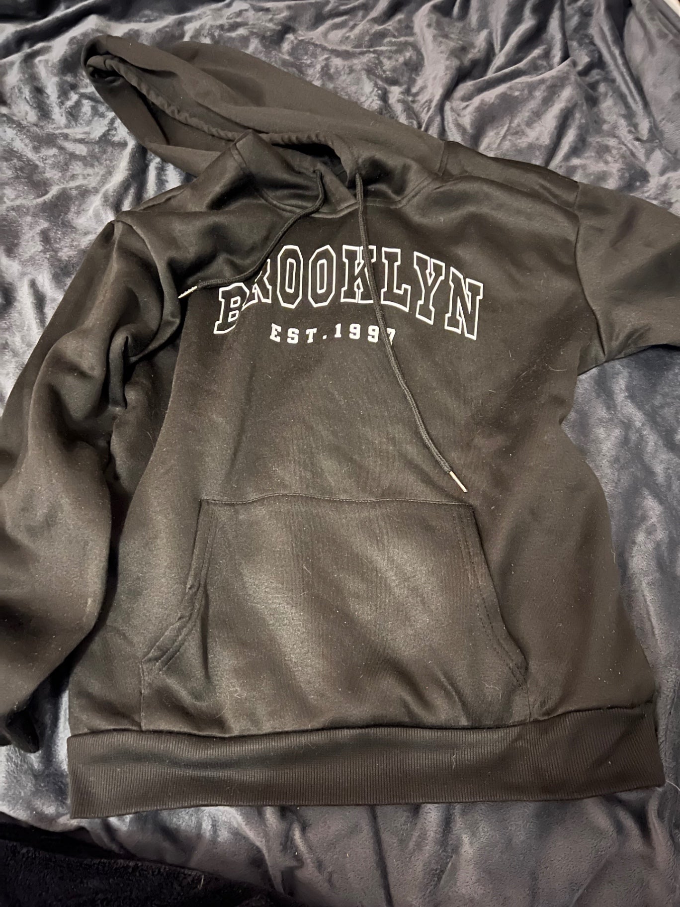 Hoodie Schwarz Größe: M