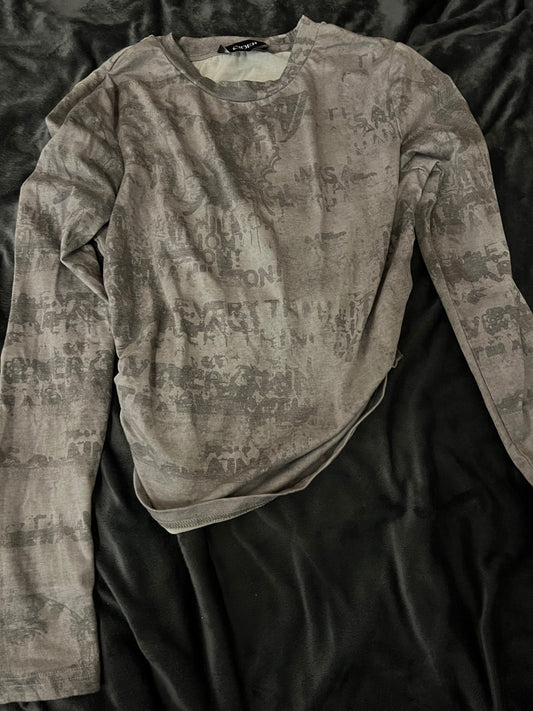 Cider Longsleeve Grauu Größe: M
