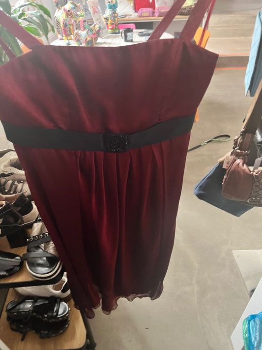 Callao Kleid Bordeauxrot Größe: XS