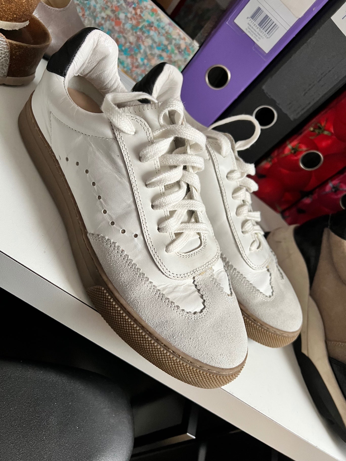 Massimo Dutti Sneaker Weiß Größe: 40