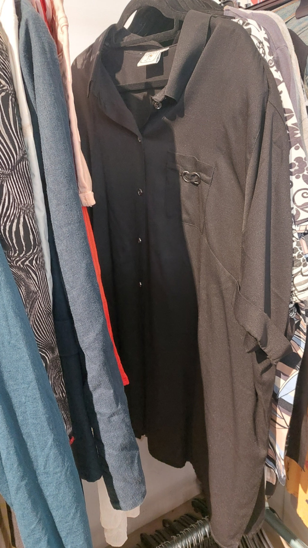 Luigi Lambertino Bluse Schwarz Größe: 60