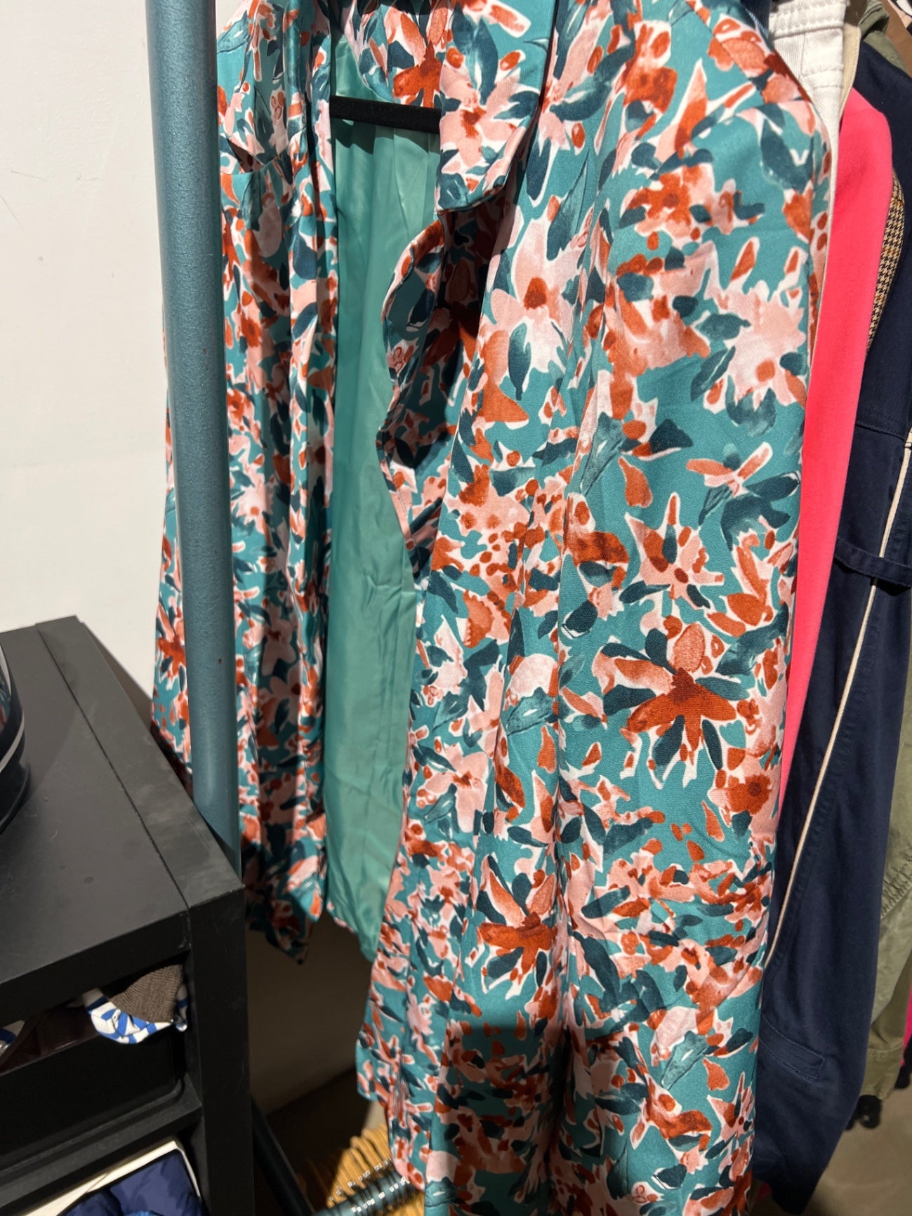 Shein Curve Blazer Türkis Größe: XXXL