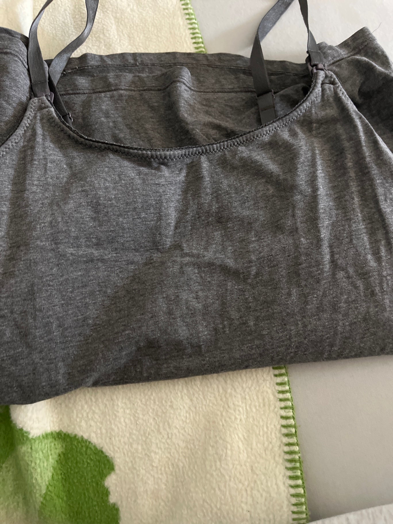 H&M Stilltop Grau Größe: M
