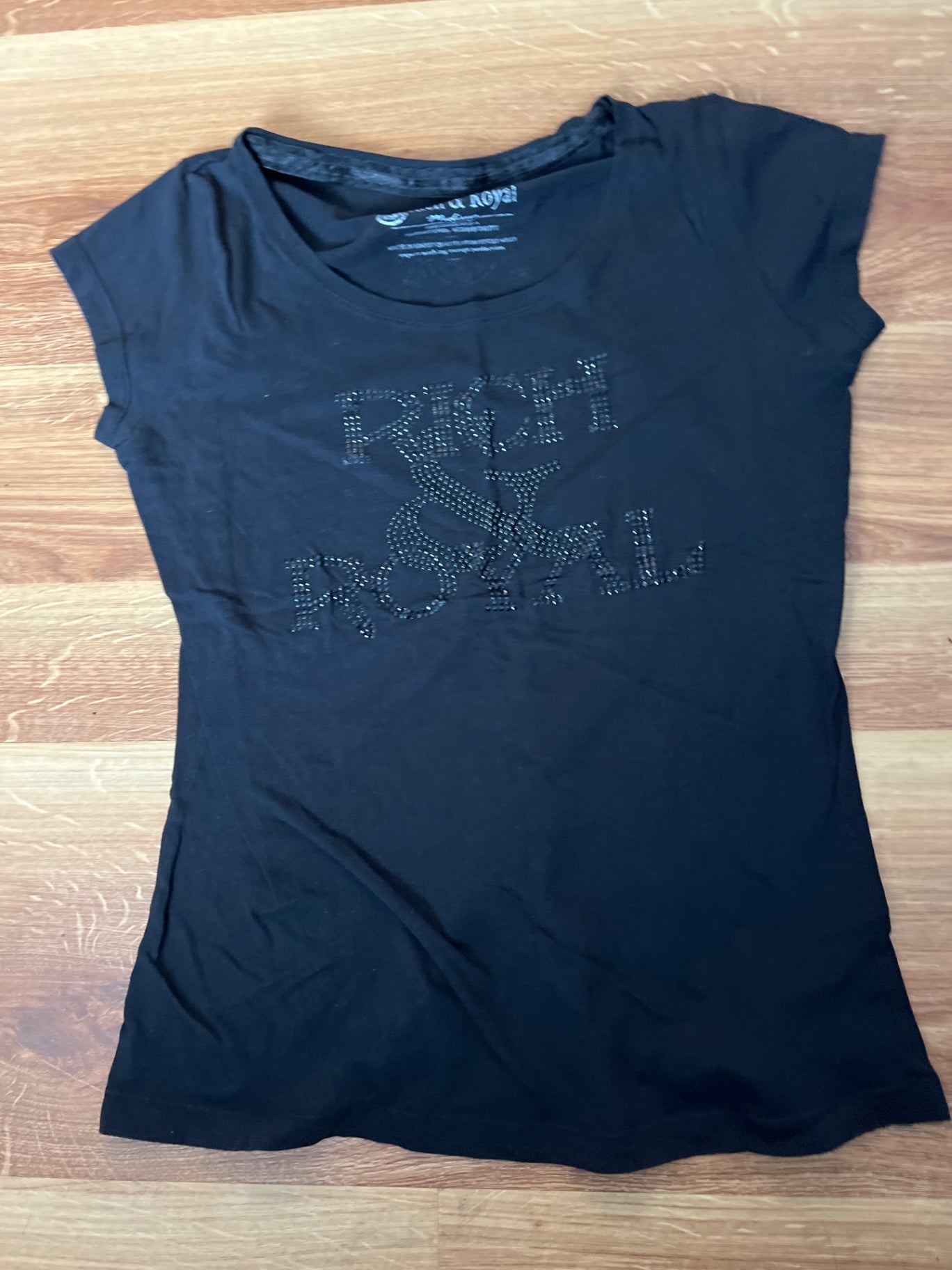 Rich & Royal T-Shirt Schwarz Größe: M