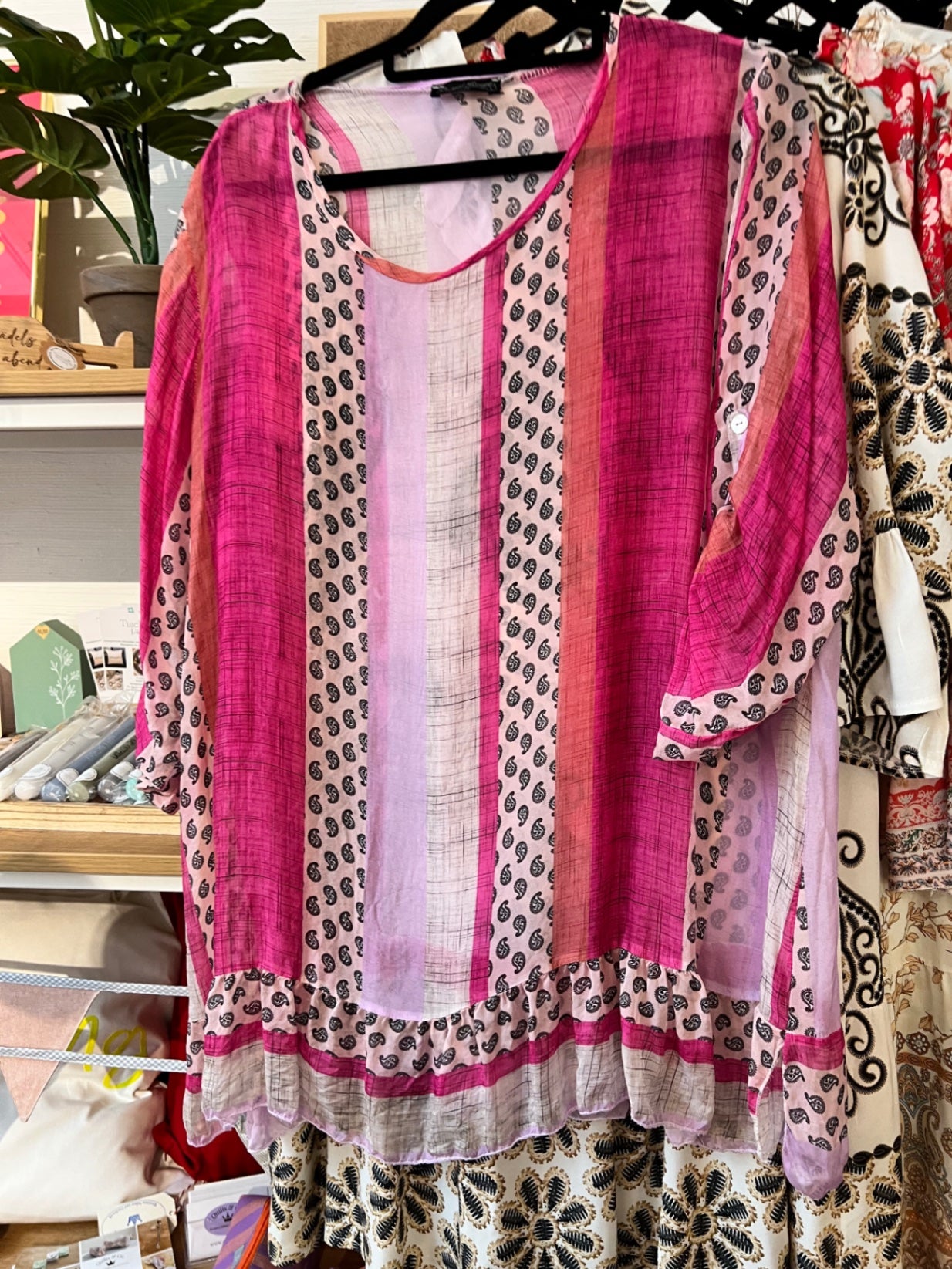 Piment Rouge Bluse Pink Größe: L