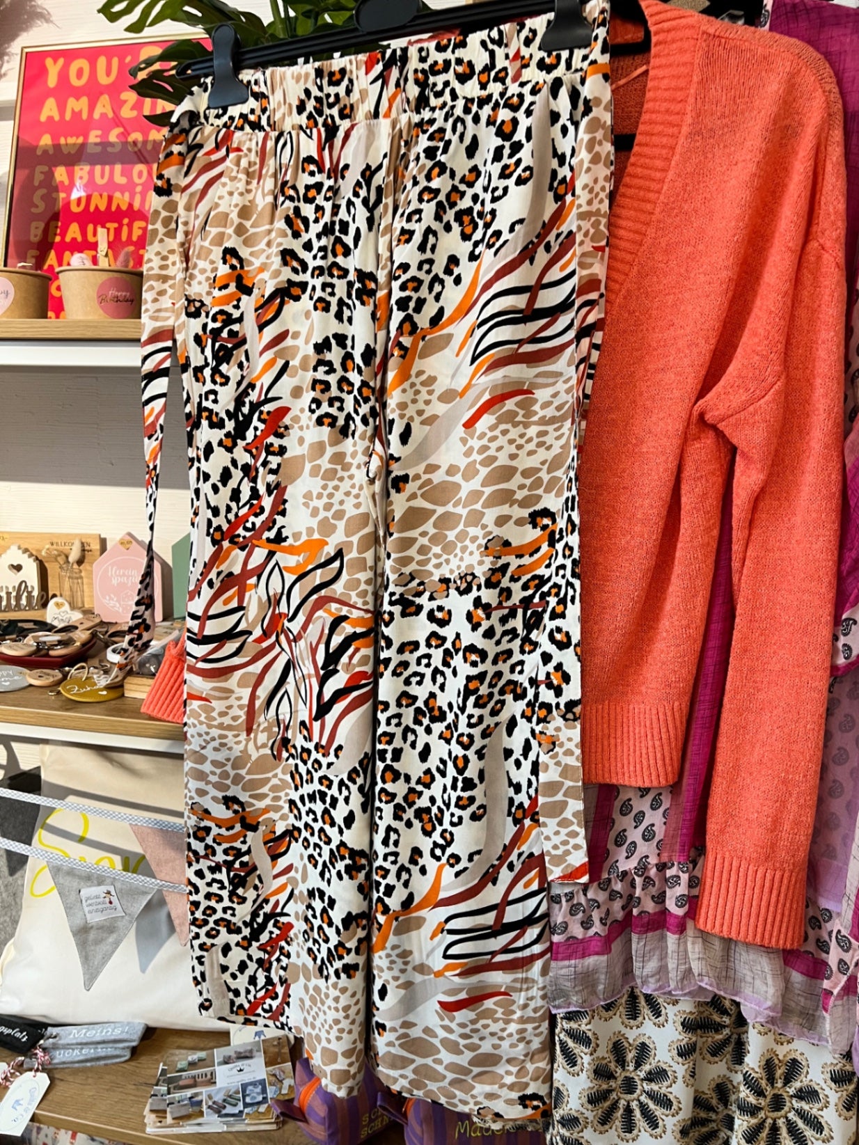 L. Torelli Palazzo-Hose Bunt Größe: S