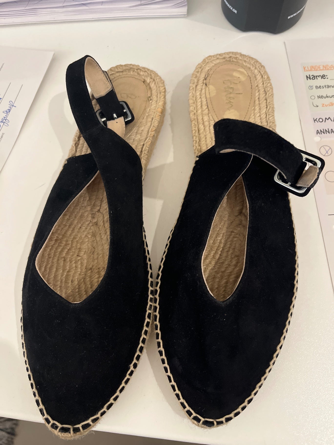 Boden Sandalen Schwarz Größe: 41