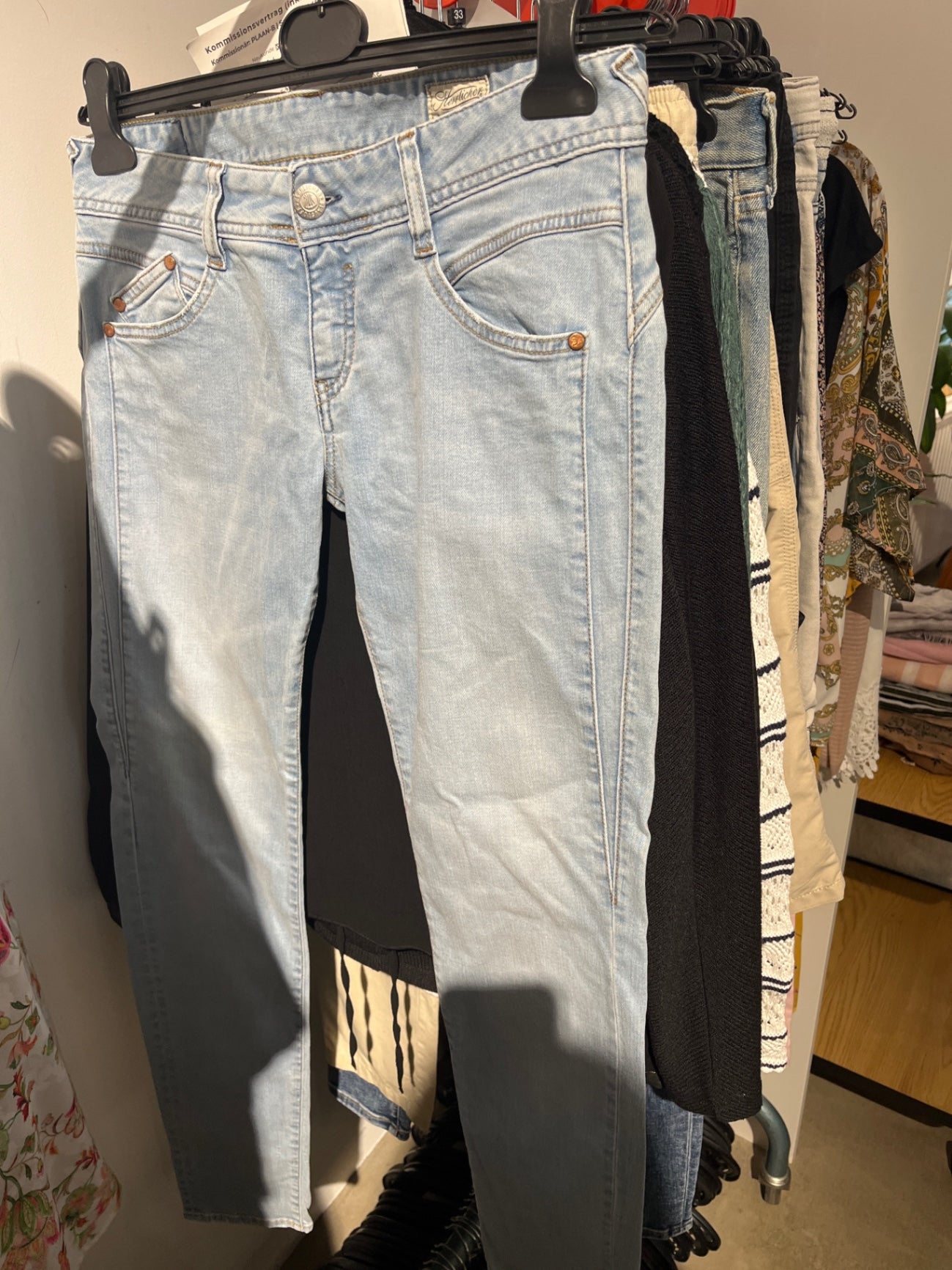 Herrlicher Jeans Hellblau Größe: M