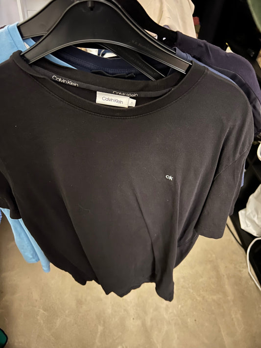 Calvin Klein T-Shirt Schwarz Größe: L