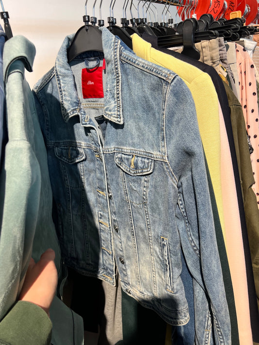 S.Oliver Jeansjacke Blau Größe: S