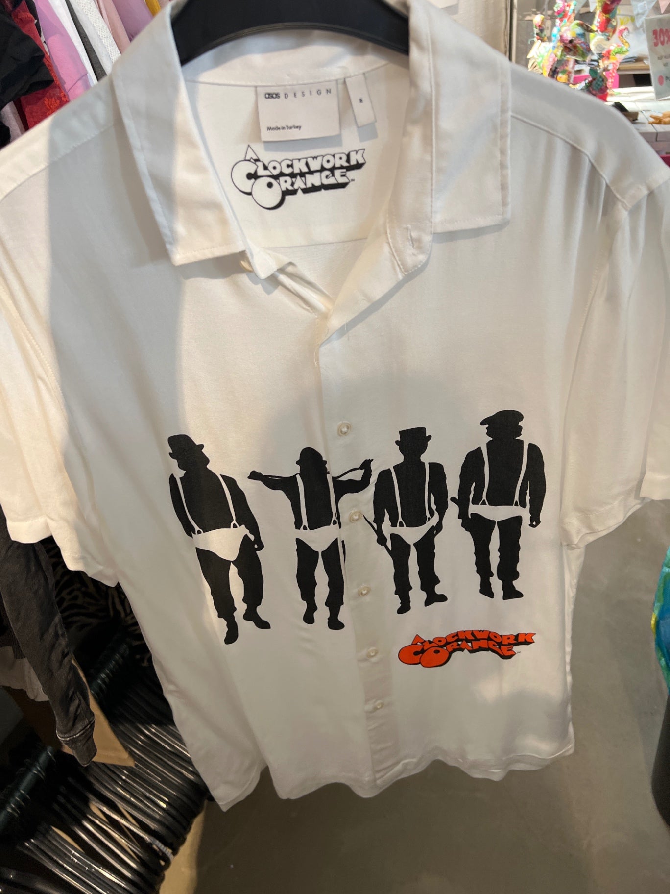 ASOS DESIGN Hemd Weiß Größe: M