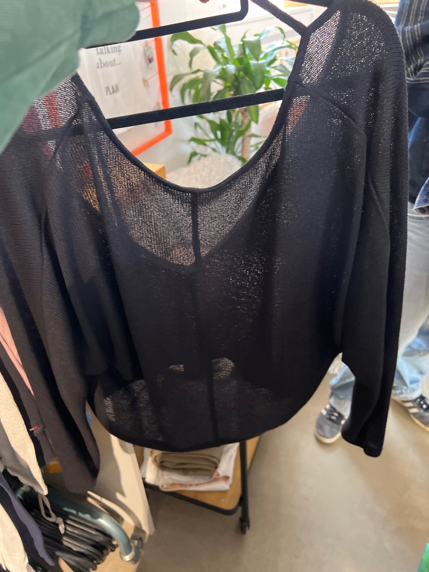 H&M Pulli Schwarz Größe: M