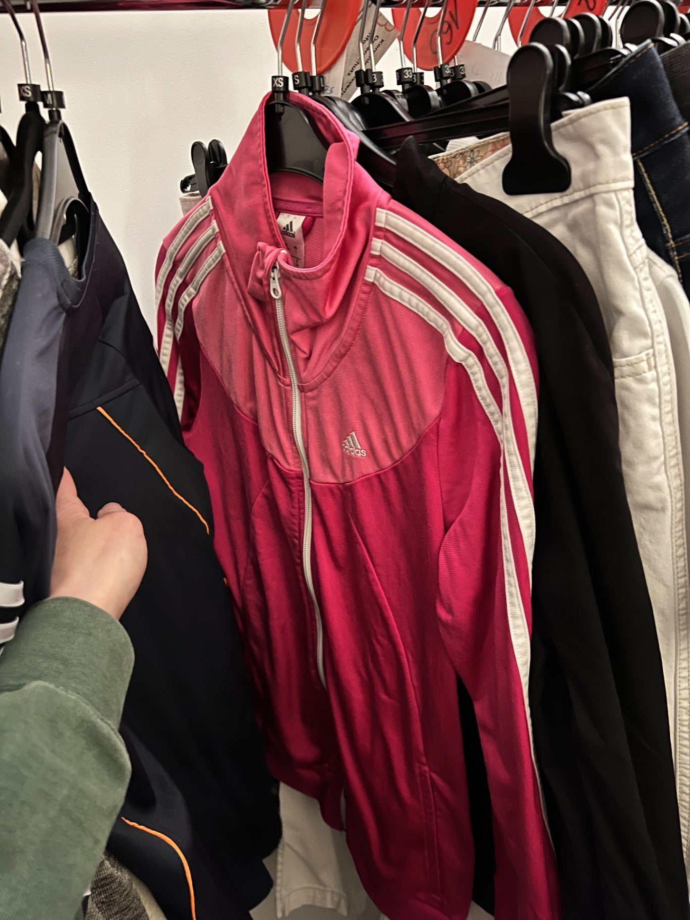 Adidas Trainingsjacke Pink Größe: XS