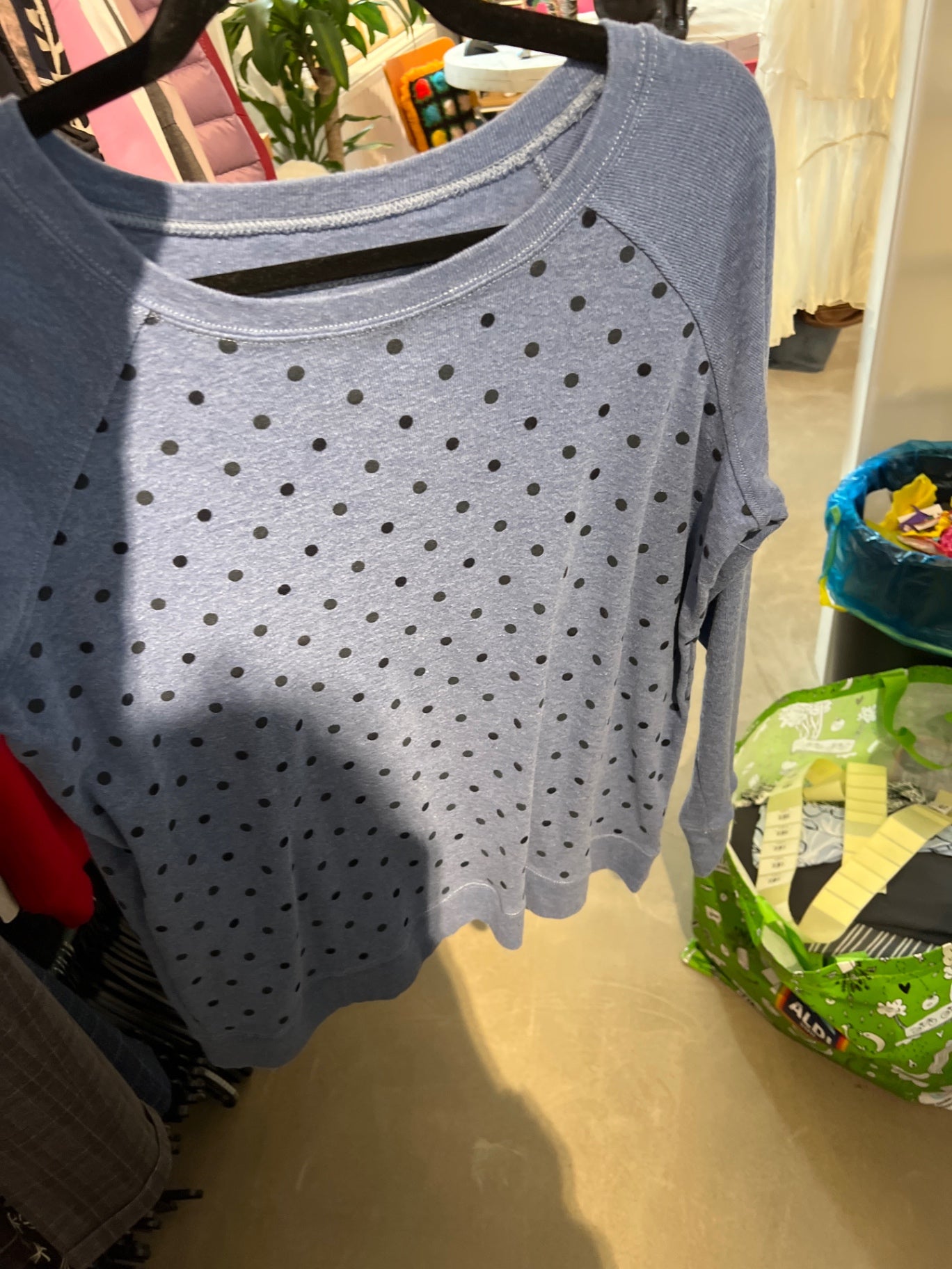 Oberteil Blau Größe: XL