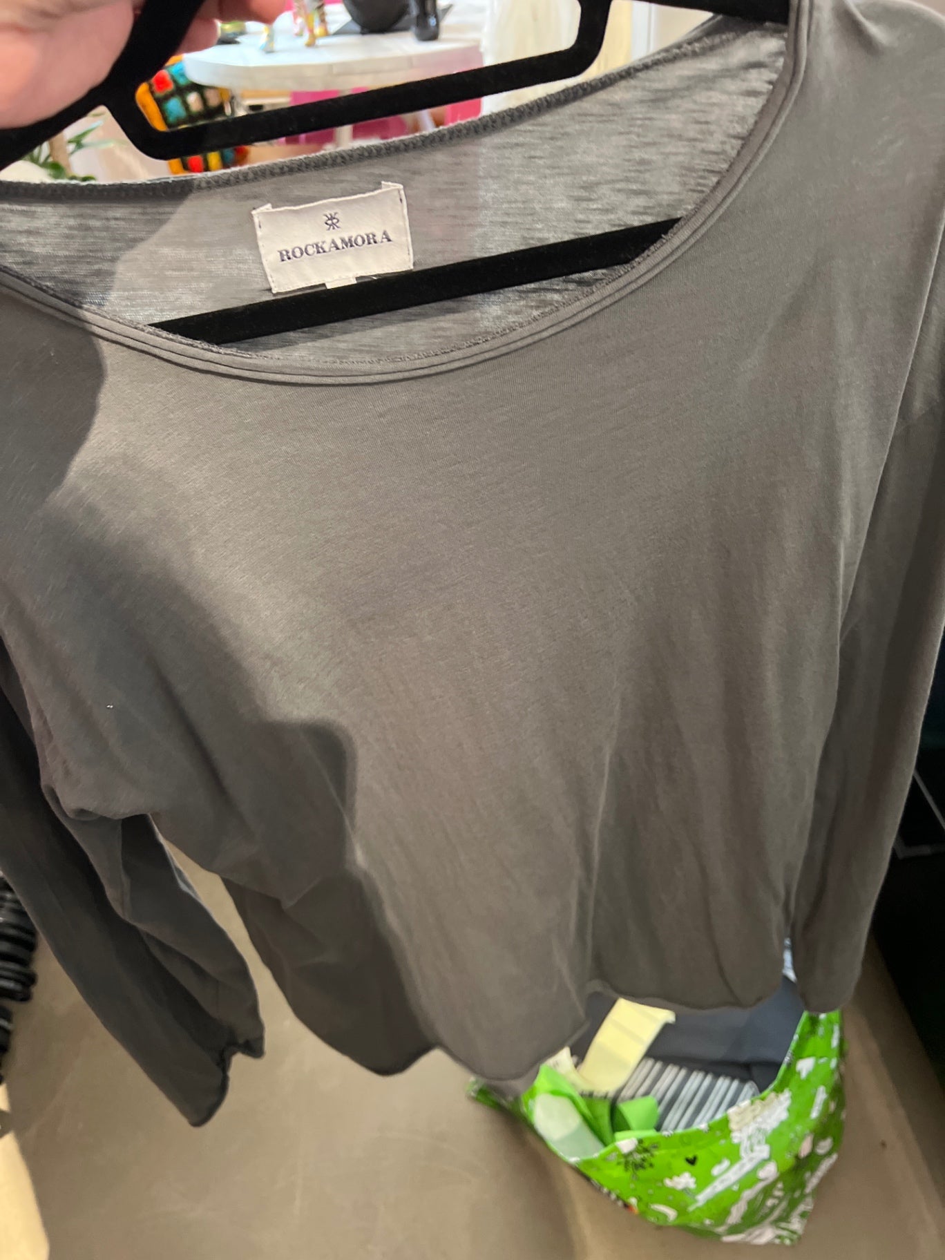 ROCKAMORA T-Shirt Grau Größe: M