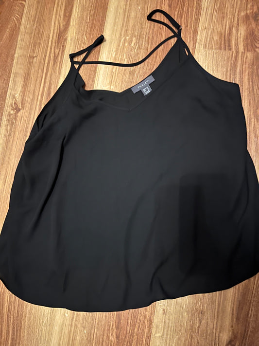 Primark Spaghetti-Top Schwarz Größe: 48