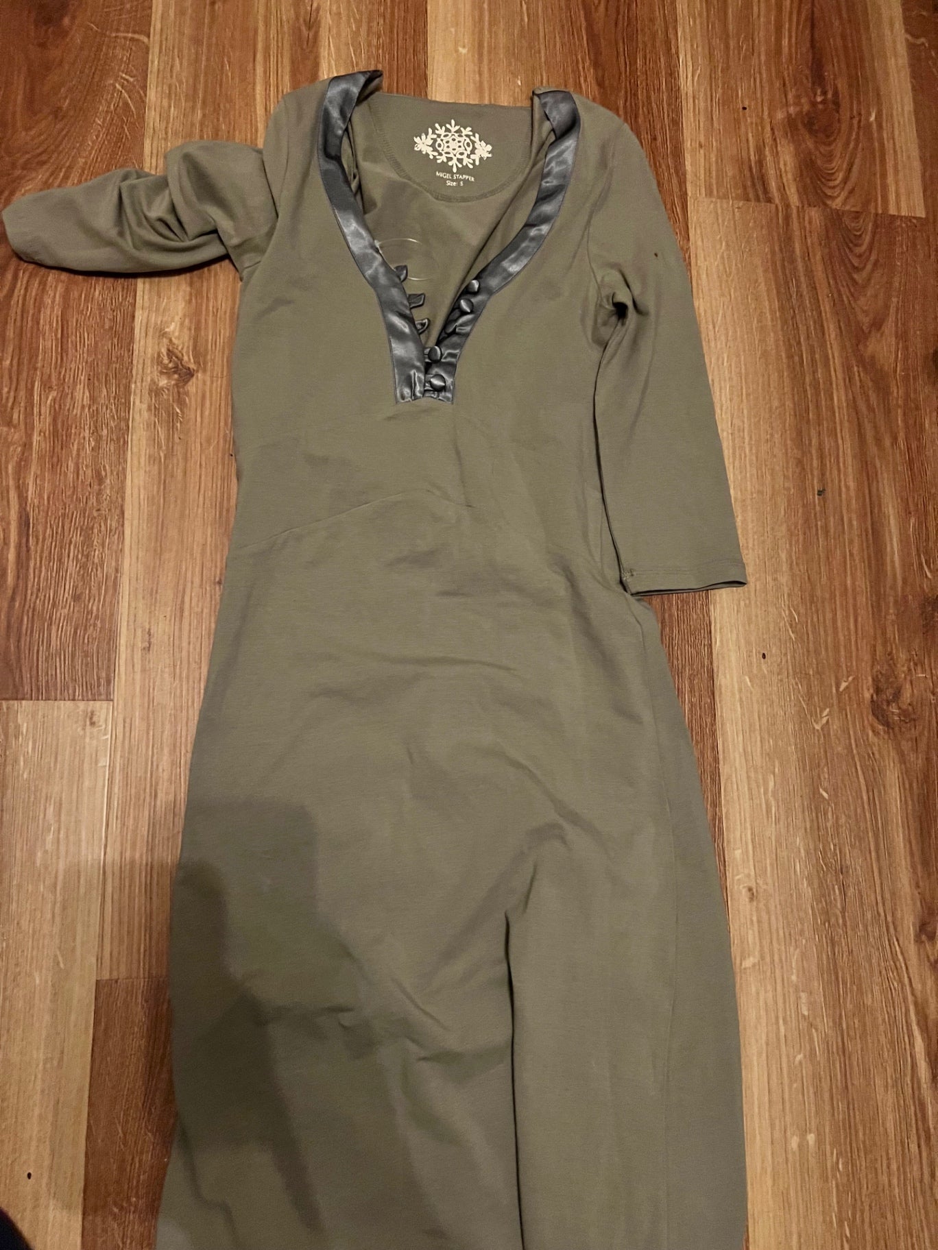 Migel Stapper Kleid Grün Größe: S